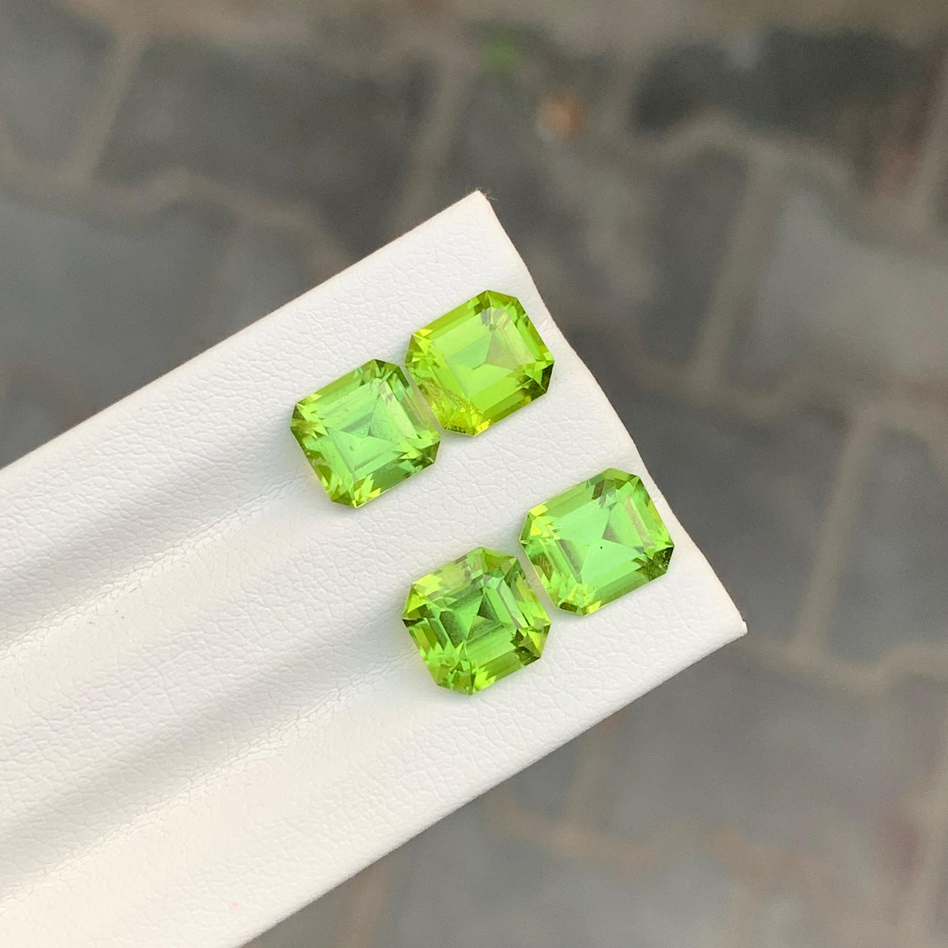 7.45 Carat Natural Loose Peridot Lot For Jewellery Making In New Condition In Peshawar, PK