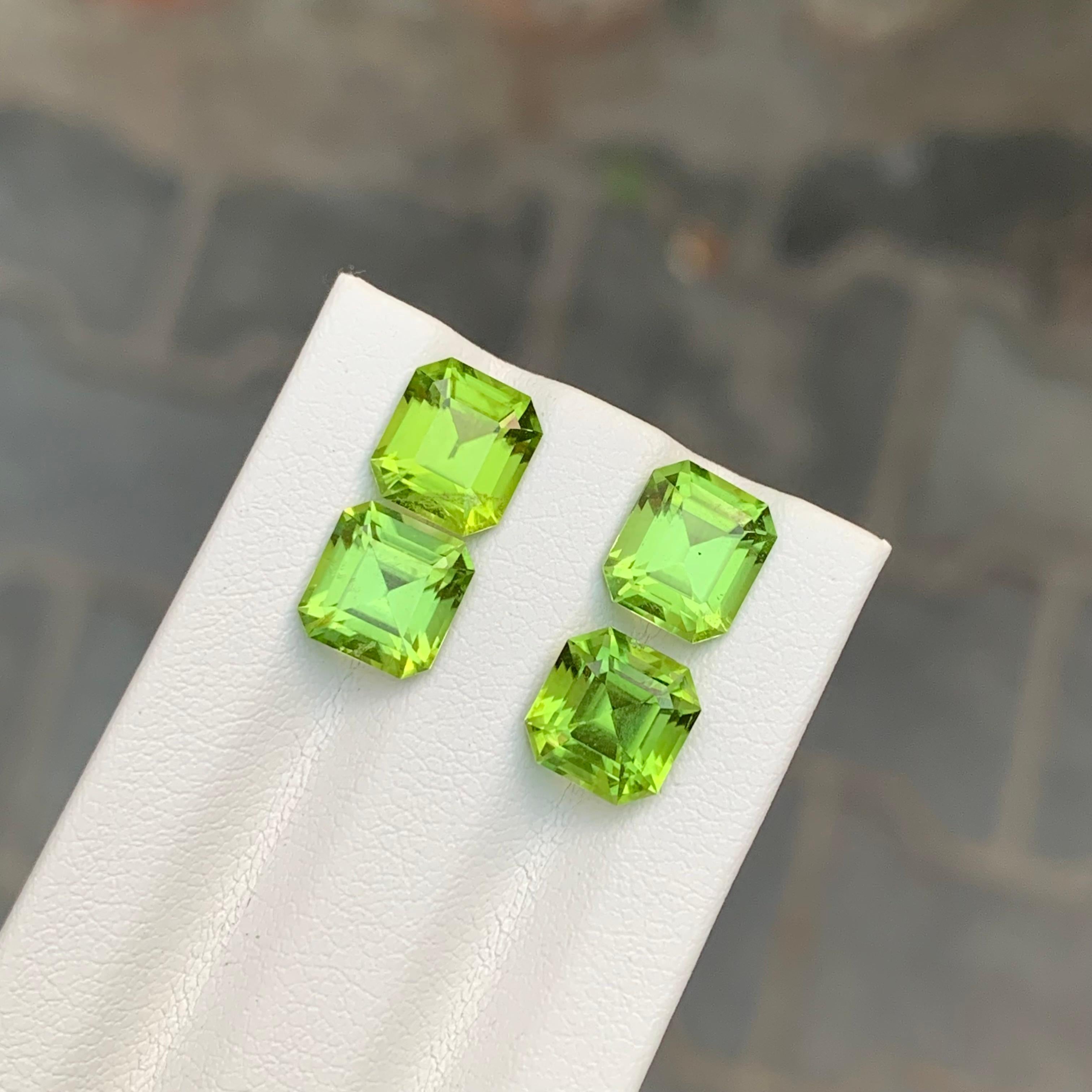 Women's or Men's 7.45 Carat Natural Loose Peridot Lot For Jewellery Making