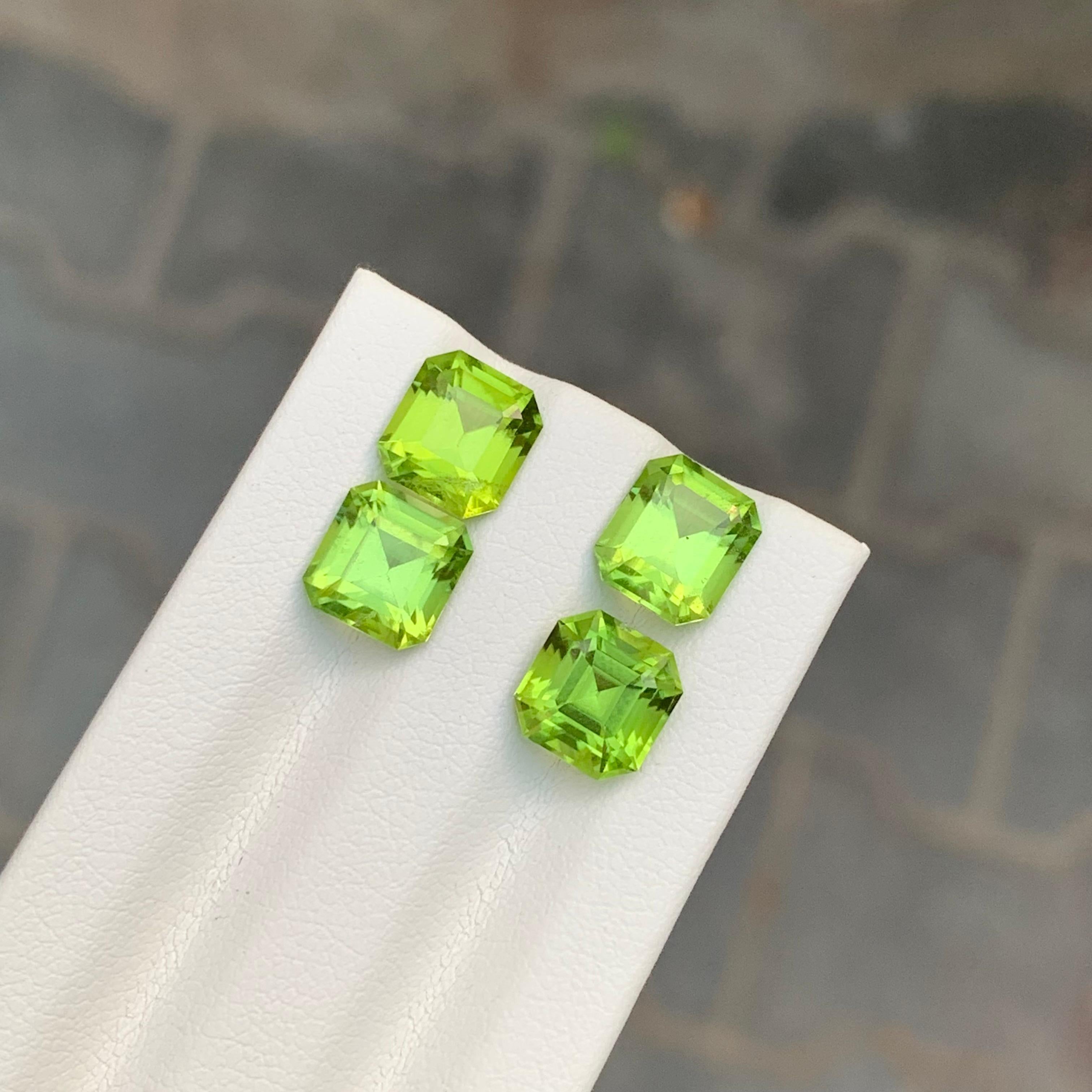 7.45 Carat Natural Loose Peridot Lot For Jewellery Making 1