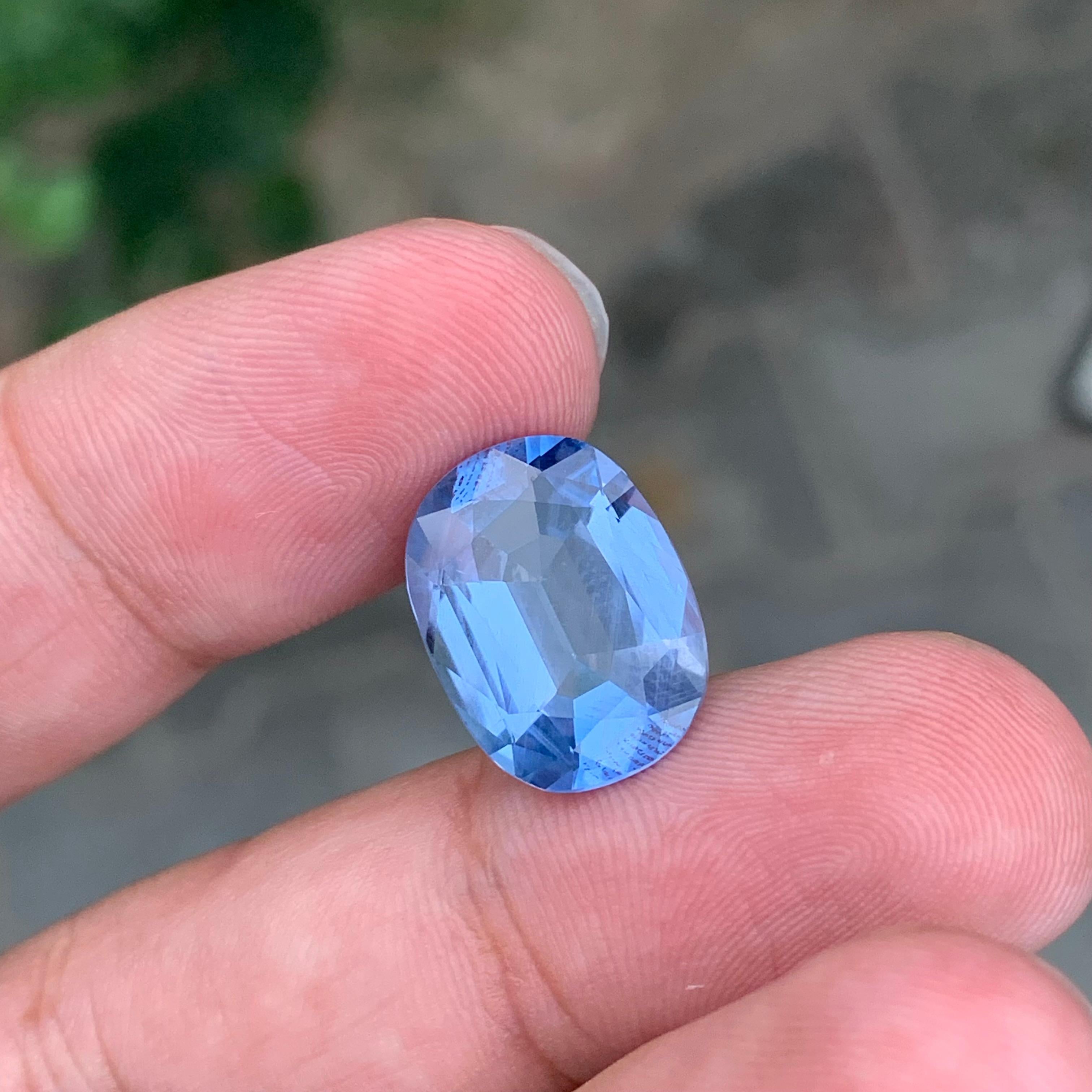 7,45 quilates Goshenita aguamarina suelta goshenita gema de forma ovalada en venta 2