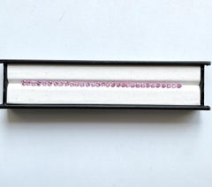 7.47 cts Pink Sapphire Heart shape bracelet set cutstones For Fine Jewelry gems