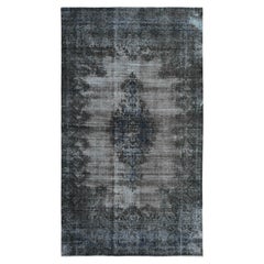 7'4 "x13'3" Grigio Morbido Tappeto in Lana Annodato a Mano Vintage Persiano Kerman (a) Gallery