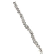 75.000 $ Magnífico brazalete de diamantes Rosecut de 10 quilates en oro de 18 quilates