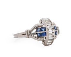 .75 Carat Art Deco Diamond Platinum Engagement Ring