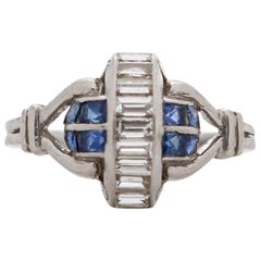 .75 Carat Art Deco Diamond Platinum Engagement Ring