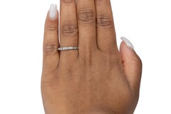 .75 Carat Art Deco Diamond Platinum Wedding Band