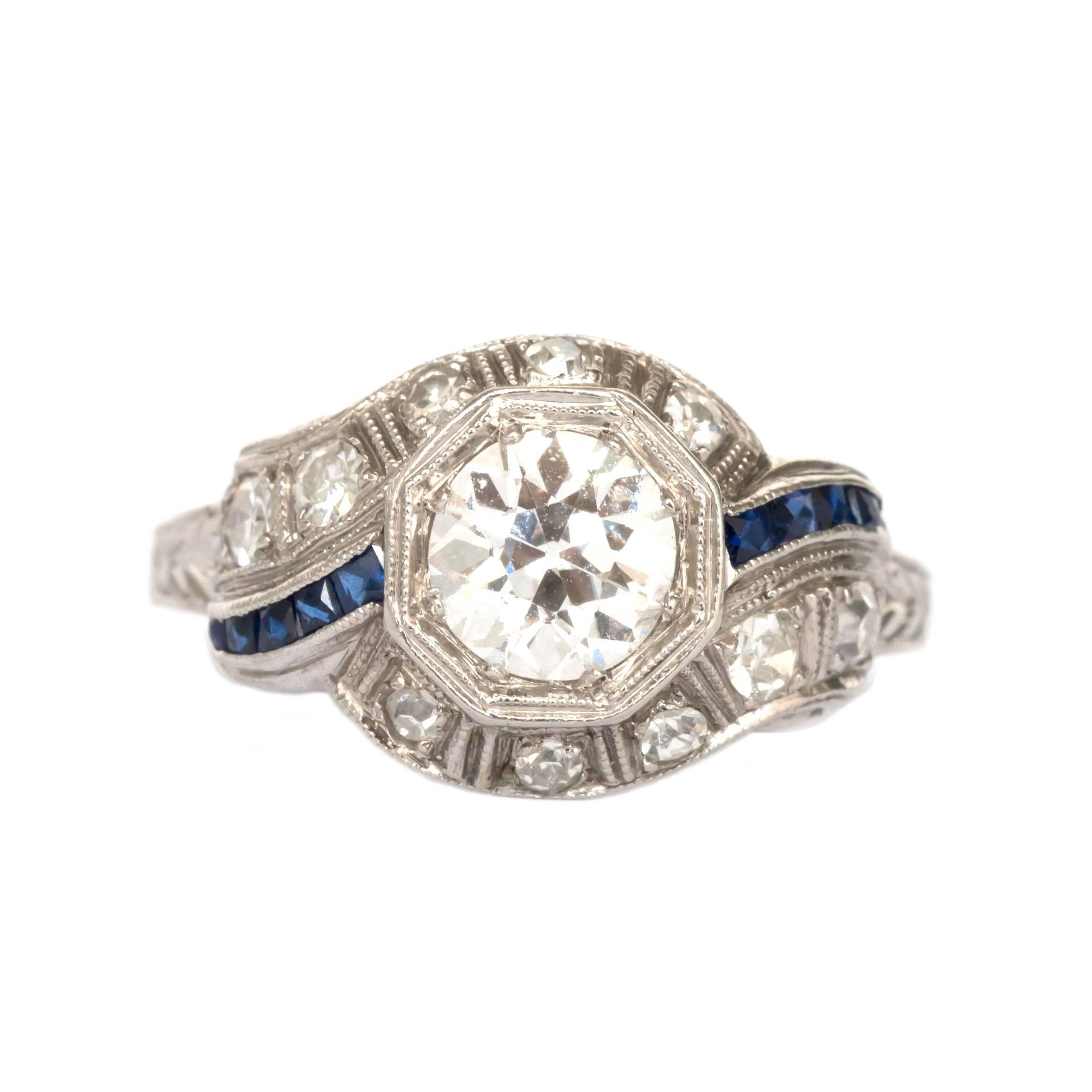 .75 Carat Diamond Platinum Diamond Engagement Ring