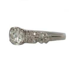 .75 Carat Diamond Platinum Engagement Ring