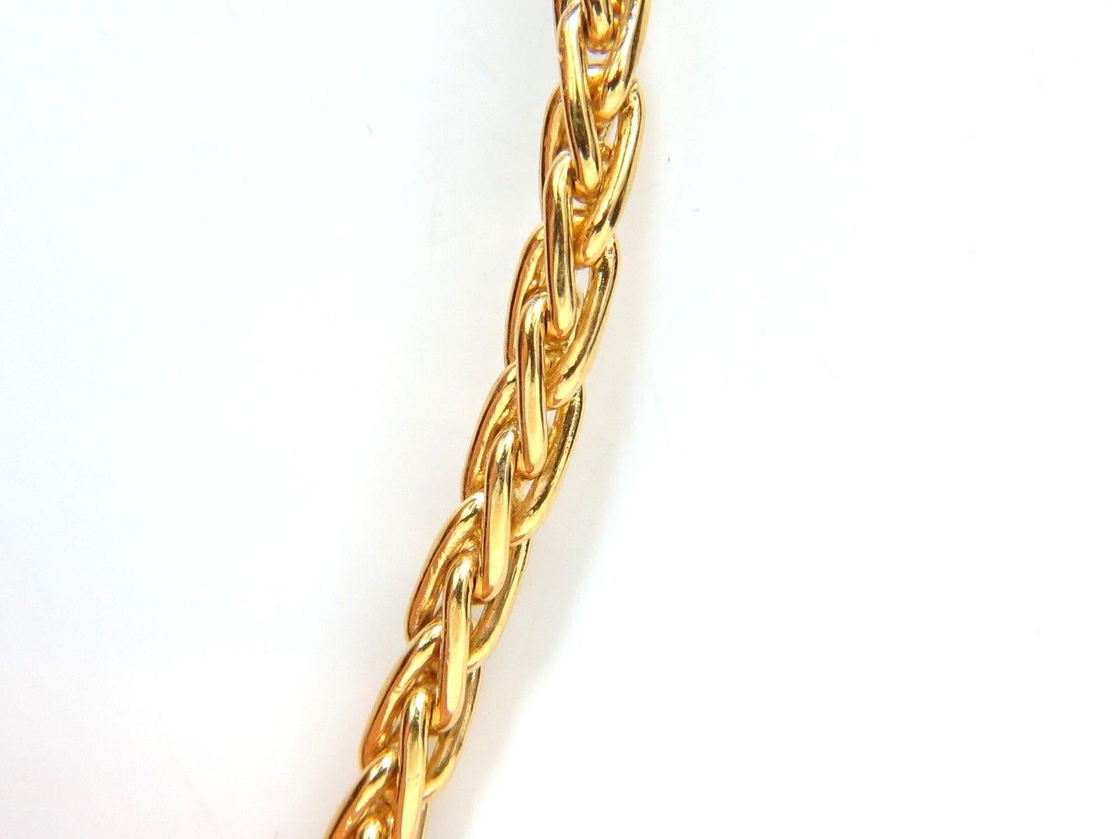 .75 Karat Runder Brillant Diamanten Dangling Bolo Krawatte Form Halskette 18 Karat G/VS für Damen oder Herren im Angebot