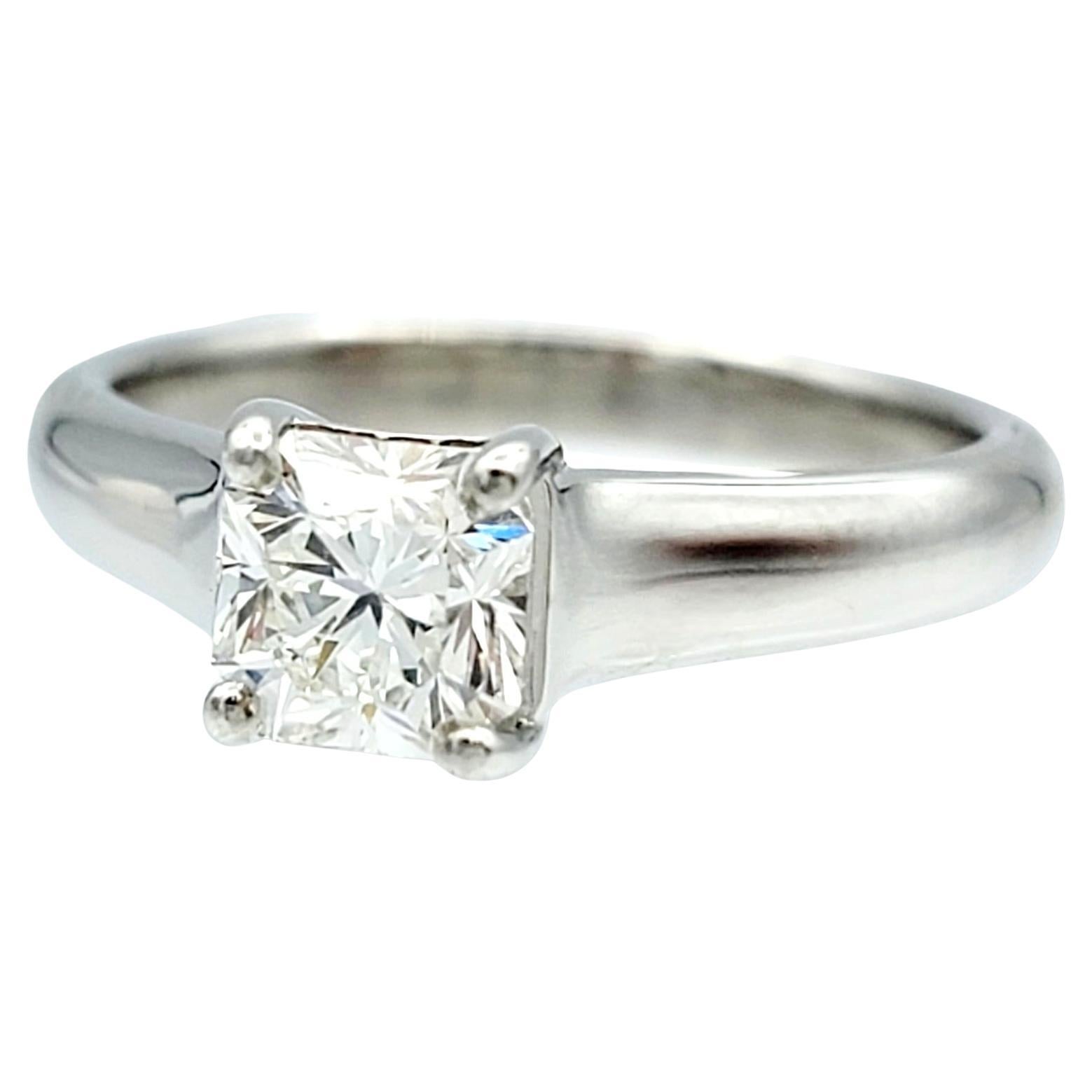.75 Karat Tiffany & Co. Solitär-Diamant-Verlobungsring mit Lucida-Schliff aus Platin im Zustand „Hervorragend“ in Scottsdale, AZ