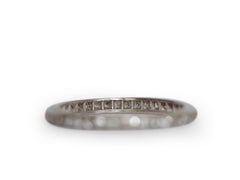 .75 Carat Total Weight Diamond Platinum Wedding Band