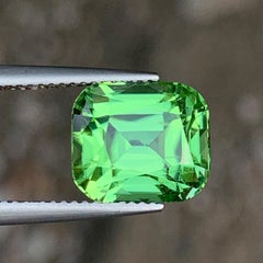 7.5 Ct Apple Green Color Natural Cushion Cut Peridot Gemstone for Jewellery 11mm