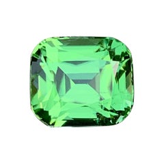 7.5 Ct Apple Green Color Natural Cushion Cut Peridot Gemstone for Jewellery 11mm