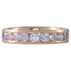 .75 CTW Diamant 18K Gold Band