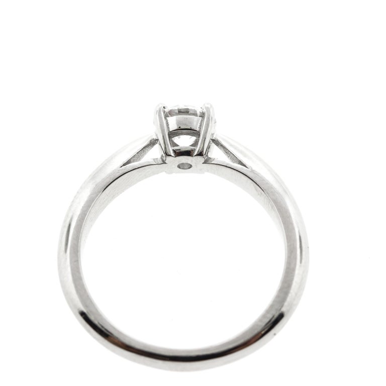 .75 D Color Internally Flawless GIA Reverse Taper Diamond Engagement