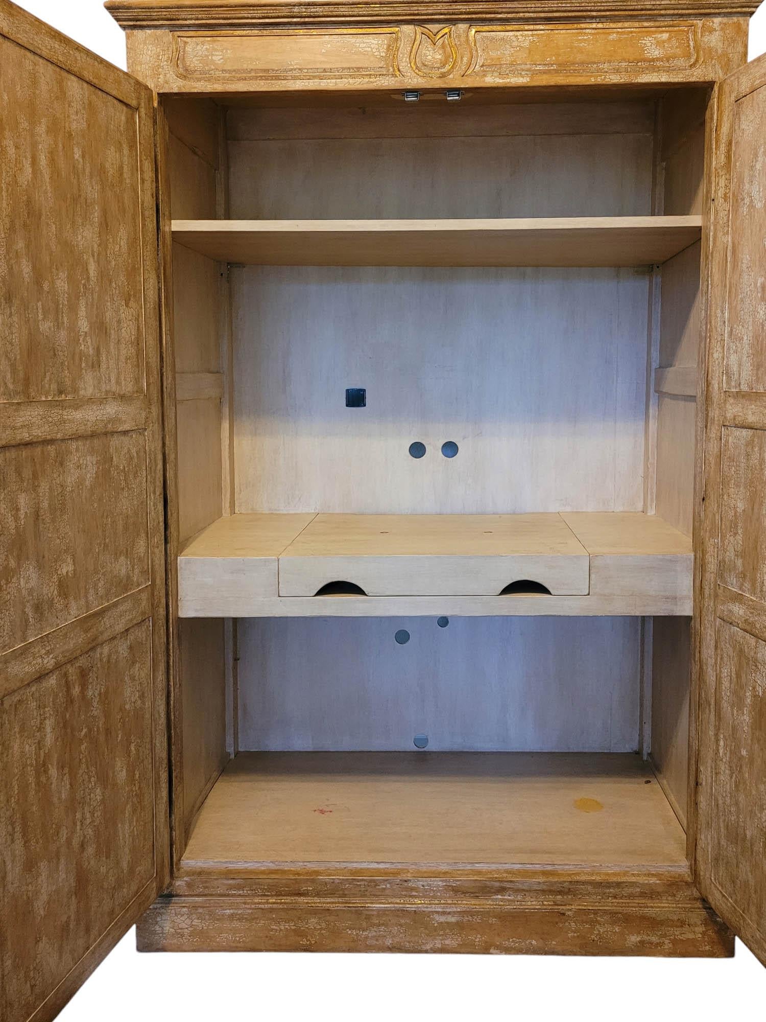Armoire moderno in stile rustico alto 7,5 piedi in vendita 3