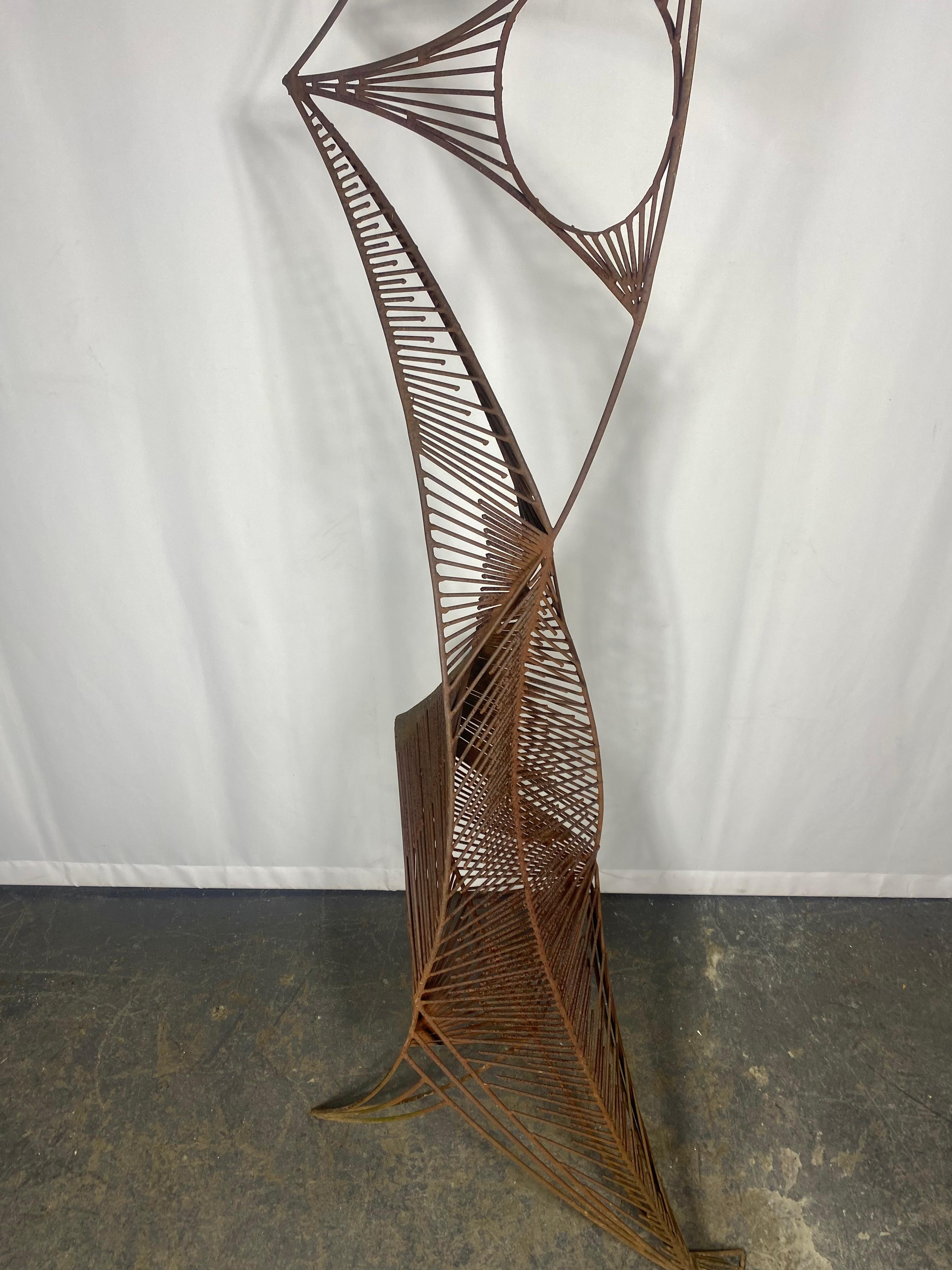 7.5' Modernist Abstract Welded Iron 