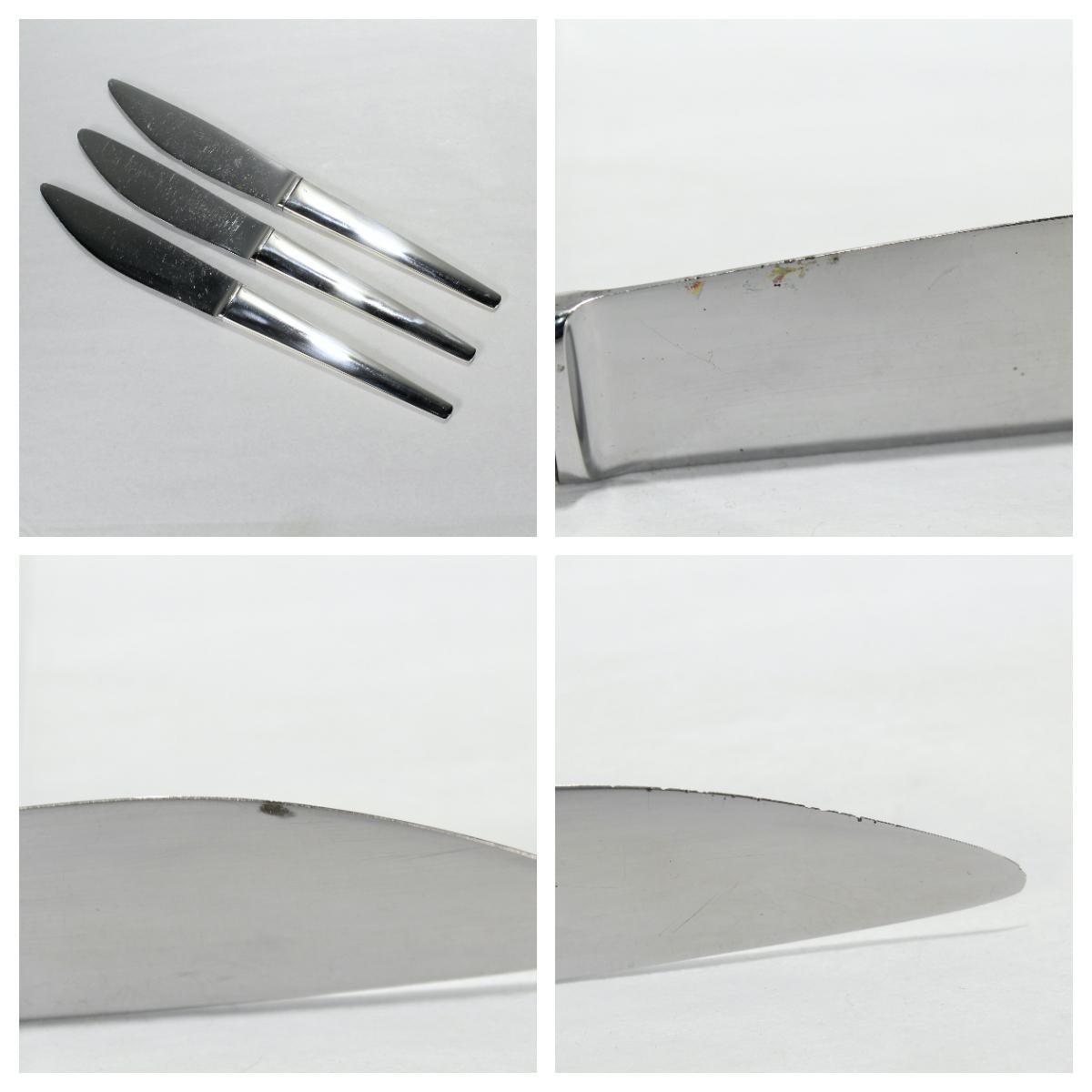 75 uds. Georg Jensen Caravel Cubiertos de plata de ley Vajilla para 12 en venta 12