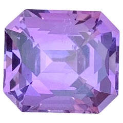 7.50 Carat Natural Loose Amethyst Emerald Shape Gemstone