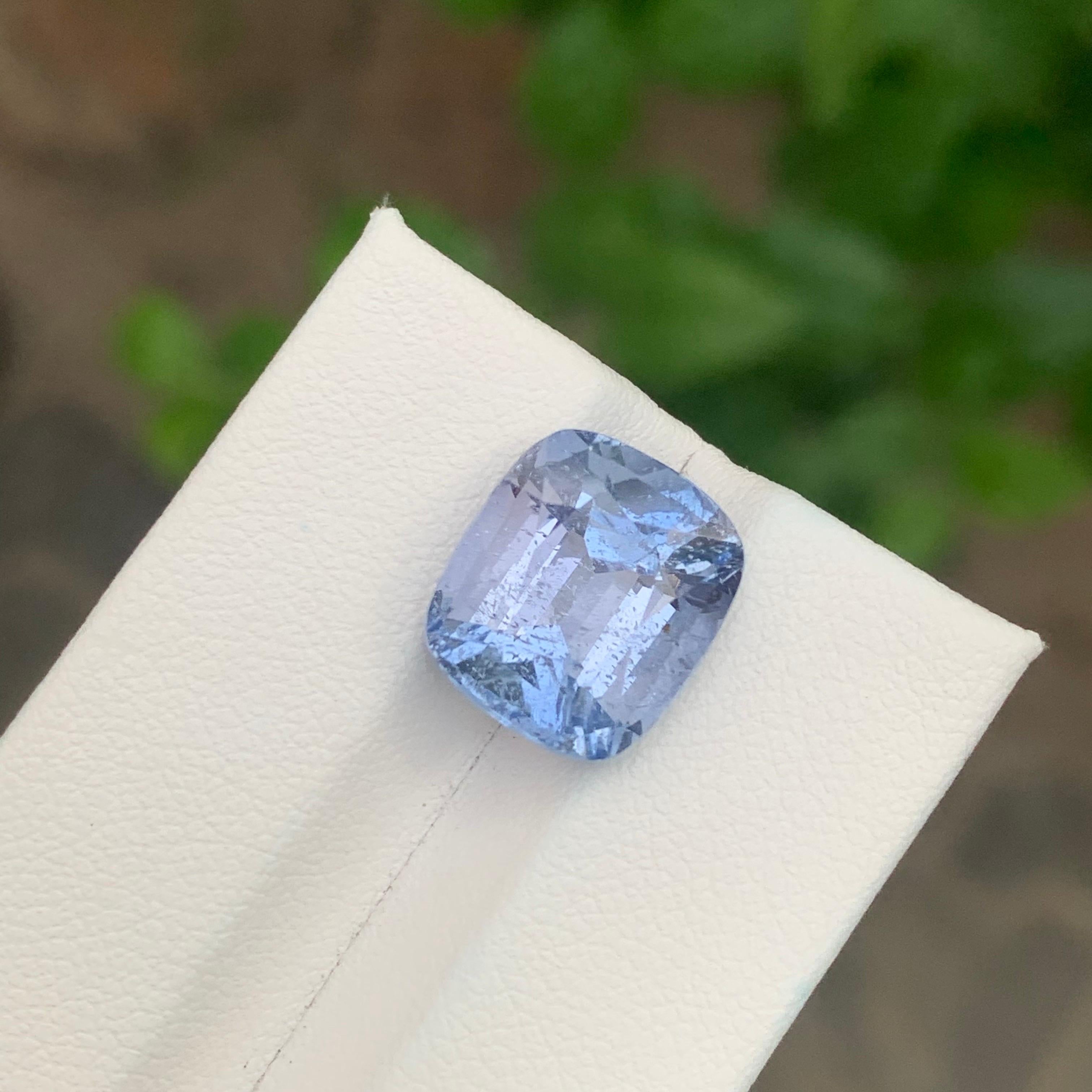 7.50 Karat Natürlicher loser Aquamarin Goshenit Kissenform Edelstein im Angebot 4