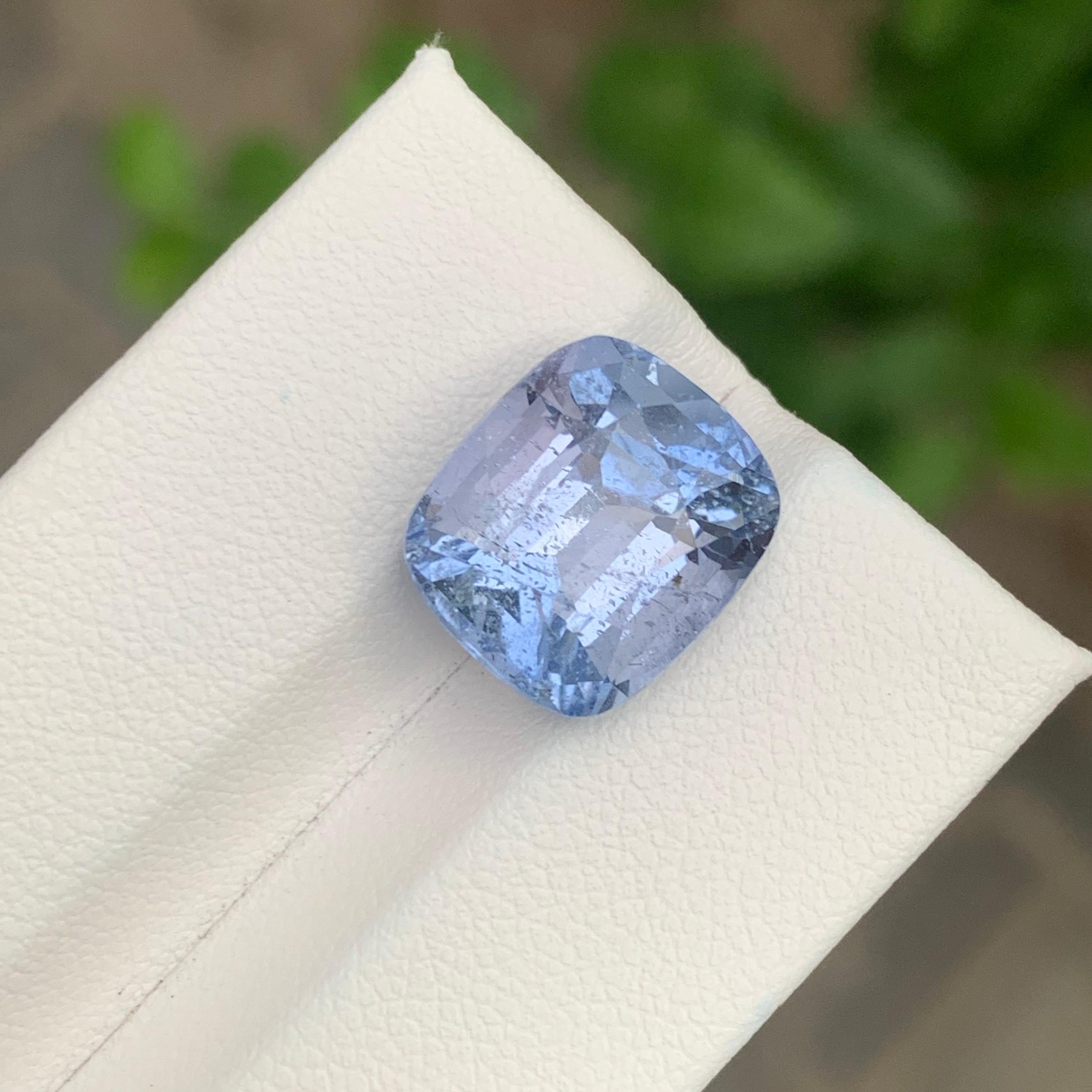 7.50 Karat Natürlicher loser Aquamarin Goshenit Kissenform Edelstein im Angebot 5