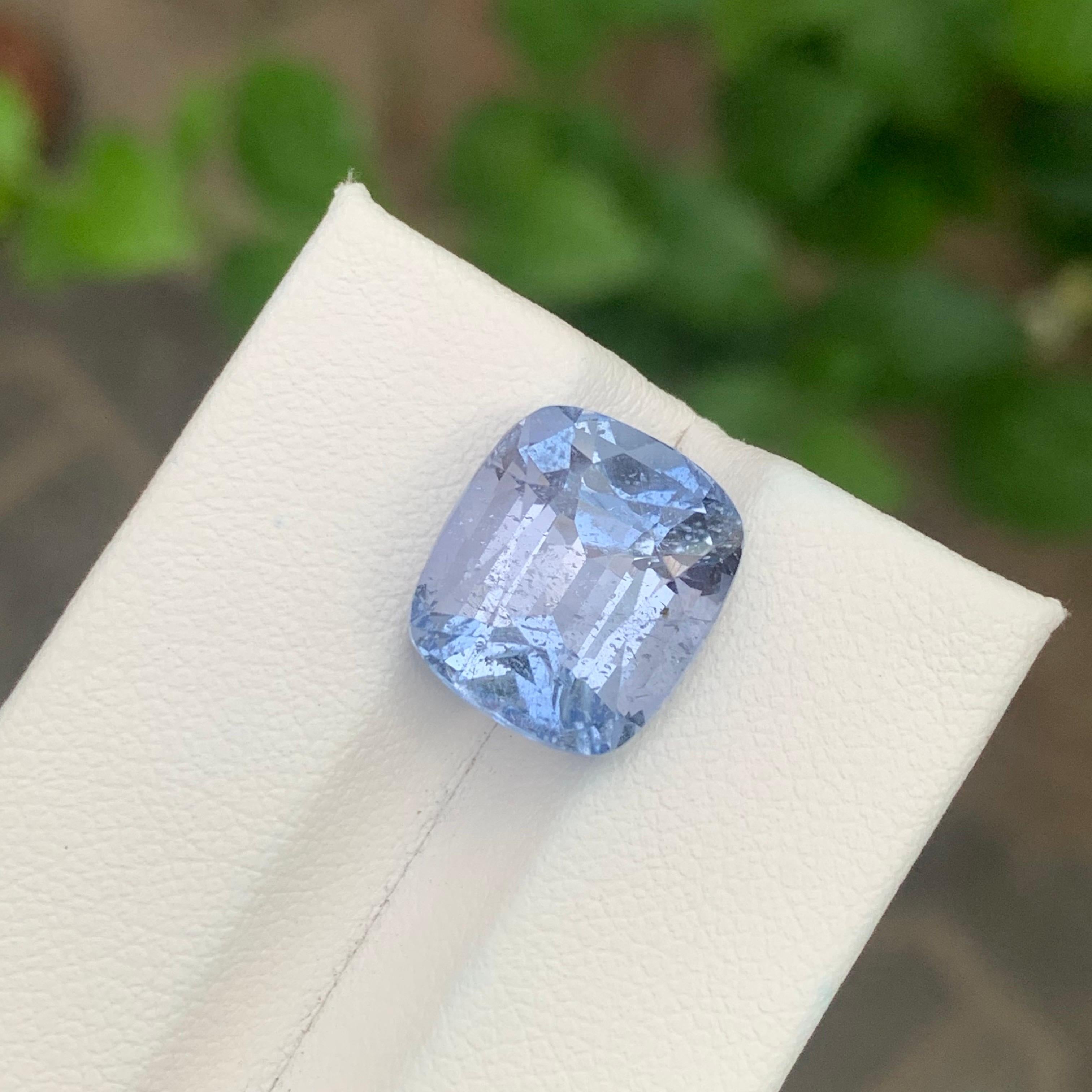 7.50 Karat Natürlicher loser Aquamarin Goshenit Kissenform Edelstein (Arts and Crafts) im Angebot