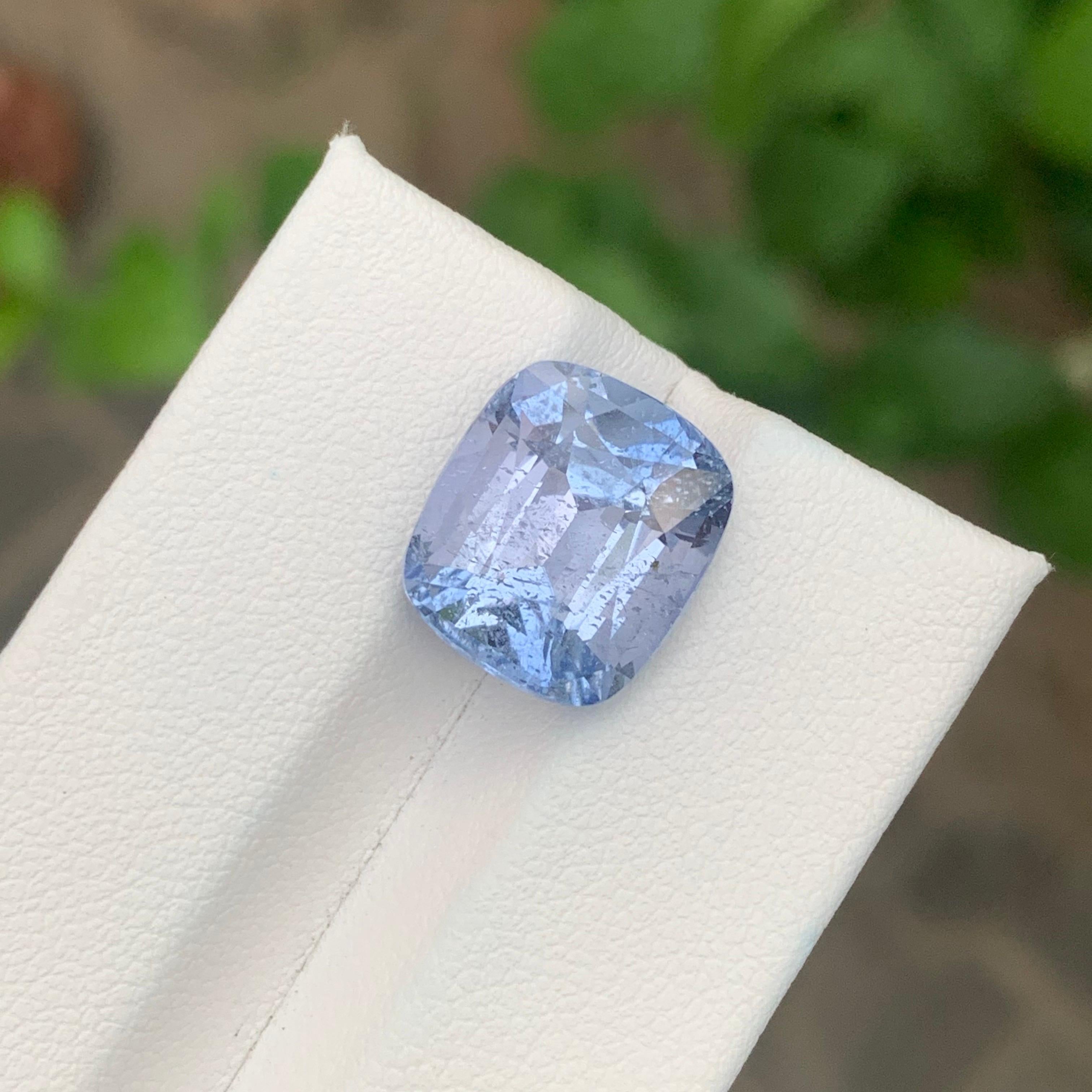 7.50 Karat Natürlicher loser Aquamarin Goshenit Kissenform Edelstein im Angebot 1
