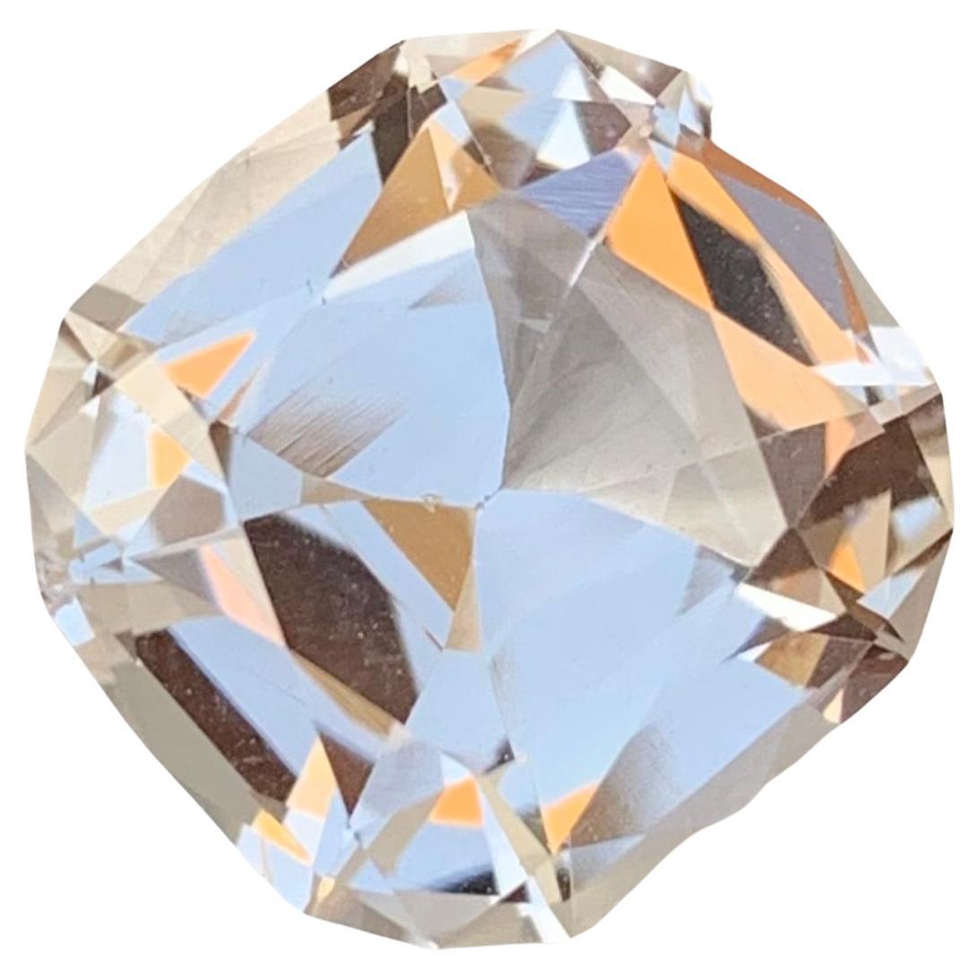 7.50 Carat Natural Loose Golden Topaz Cushion Shape Gem For Necklace
