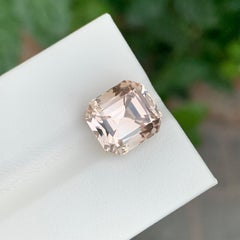 7.50 Carat Natural Loose Golden Topaz Emerald Shape Gemstone