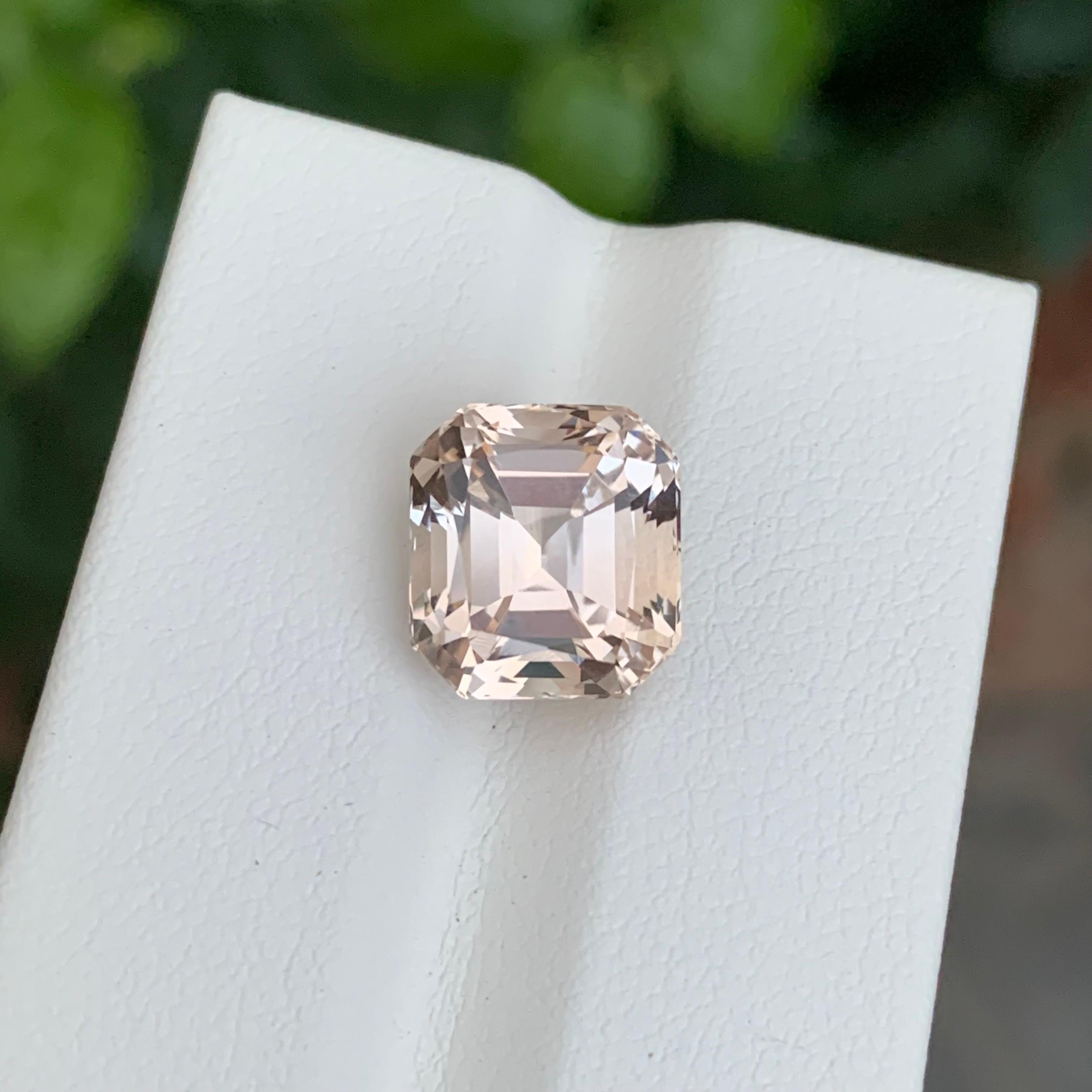 7.50 Karat natürlicher loser Goldtopas Smaragdform Edelstein für Damen oder Herren im Angebot
