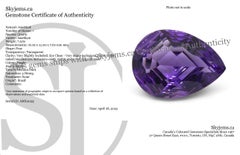 7.50ct Pear Amethyst 'Bridget' Fantasy/Fancy Cut