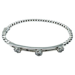 750er Weißgold Armband mit Diamanten