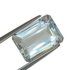 7.54ct Emerald Cut Aquamarine