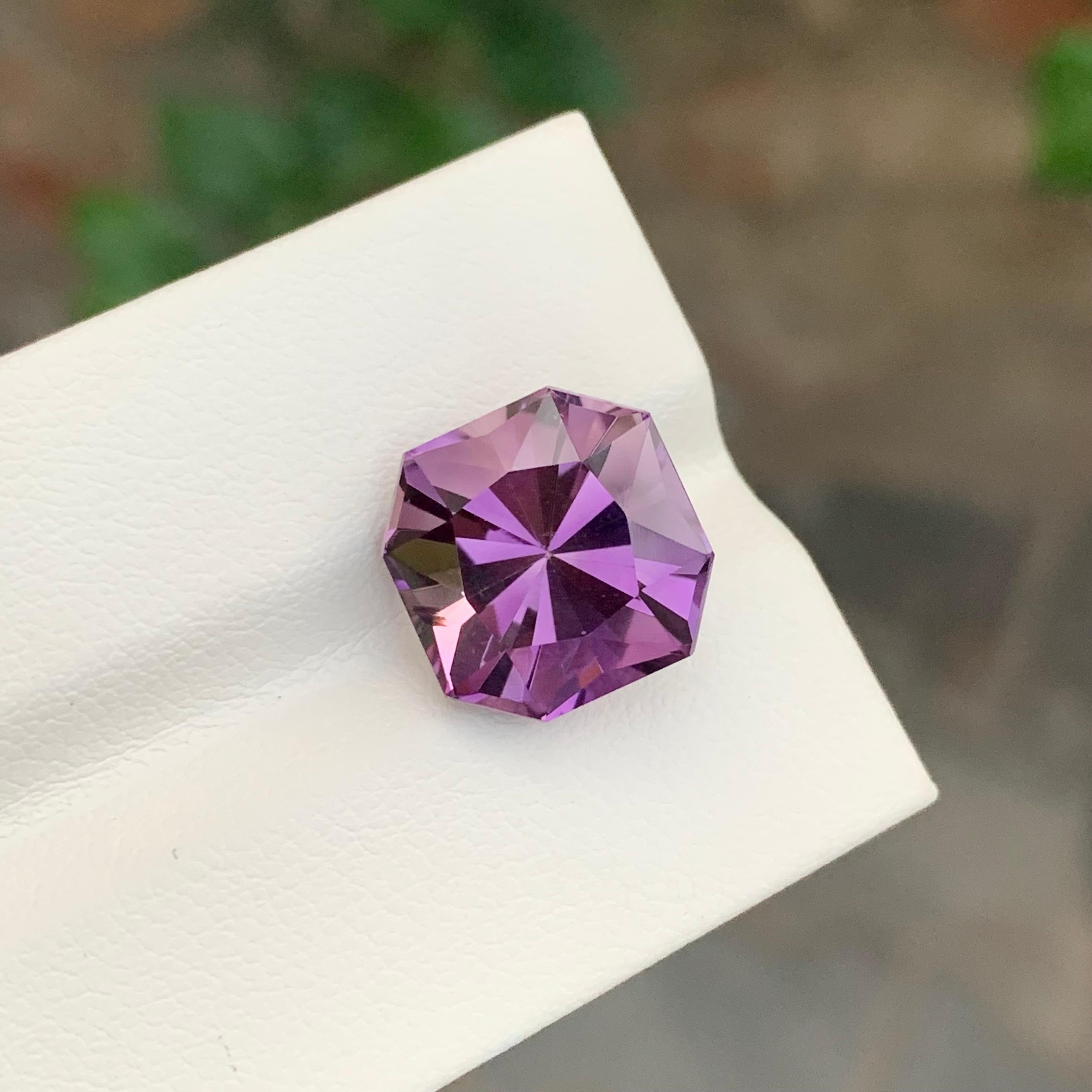 7.55 Carat Natural Loose Amethyst Square Shape Gemstone (Améthyste en vrac de forme carrée) Neuf - En vente à Peshawar, PK