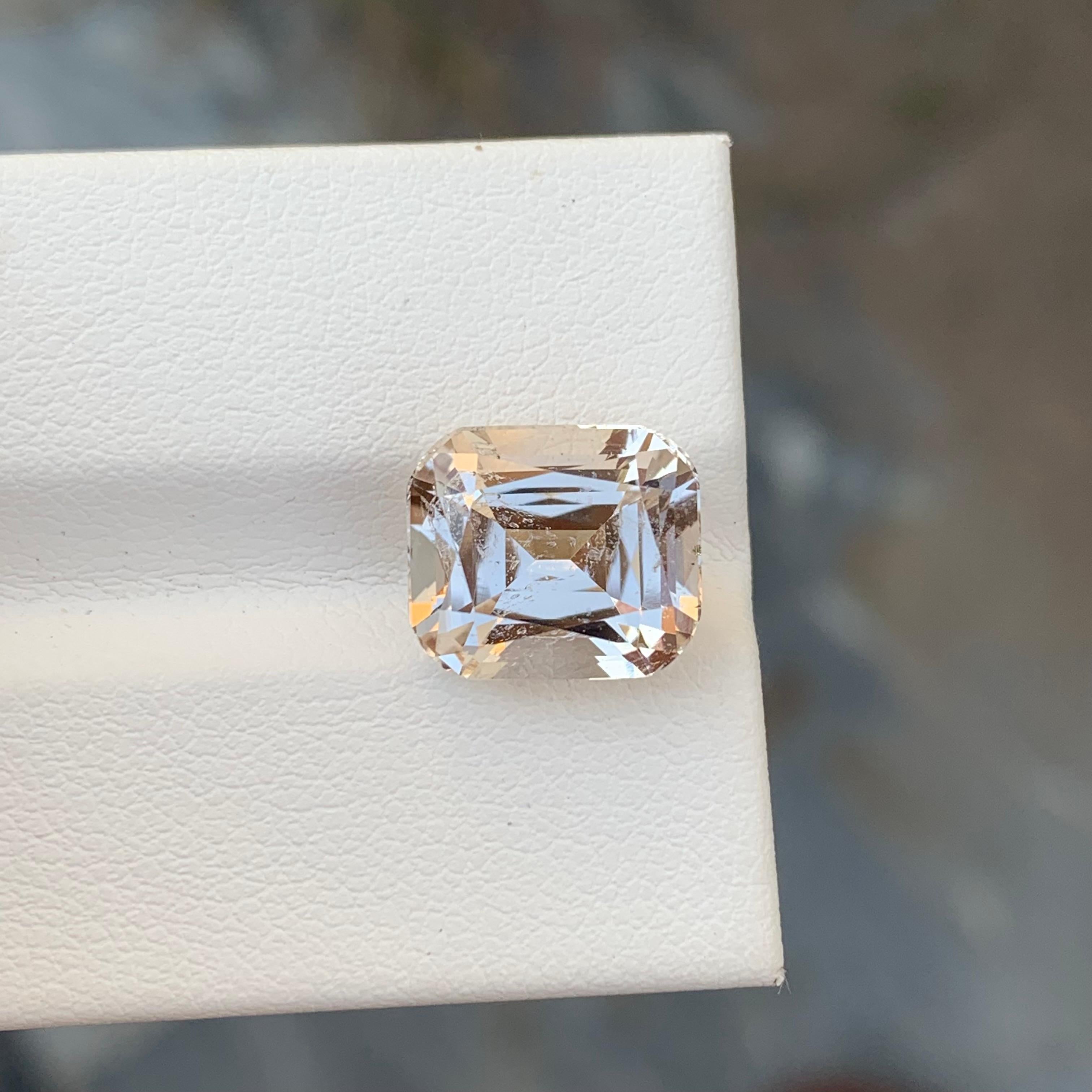 7,55 Karat natürlicher loser Goldtopas Kissenform Edelstein aus Erde Mine für Damen oder Herren im Angebot