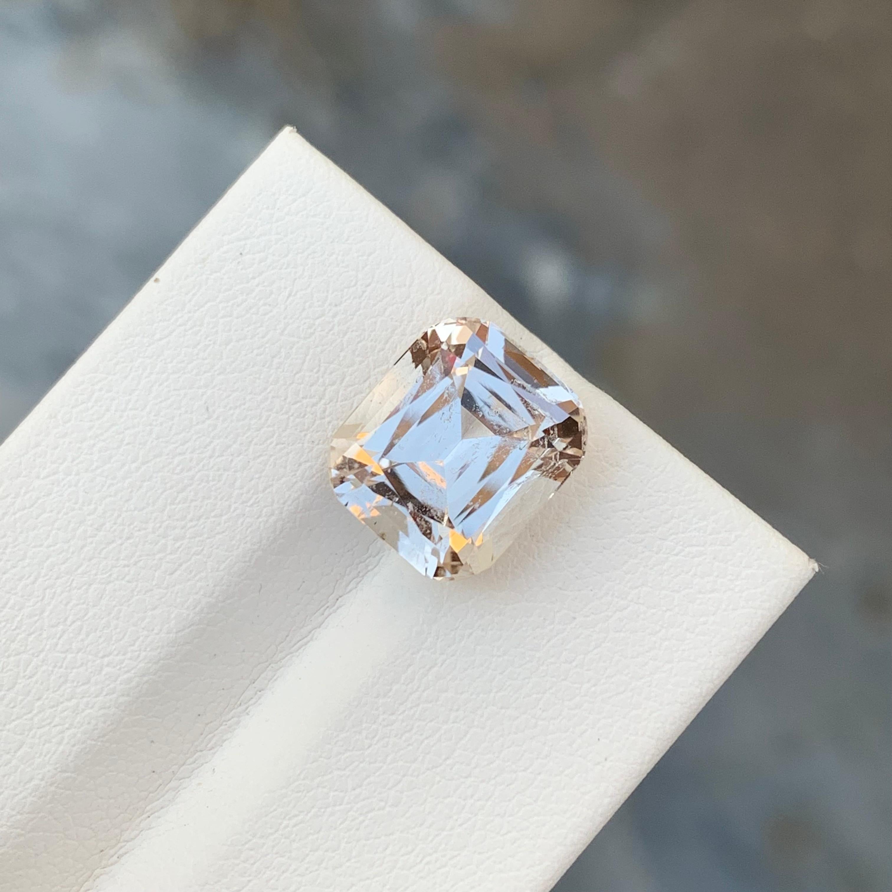 7,55 Karat natürlicher loser Goldtopas Kissenform Edelstein aus Erde Mine im Angebot 2