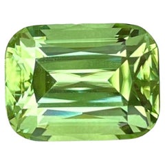 7.55 quilates Piedra de peridoto verde manzana talla cojín Piedra preciosa natural paquistaní