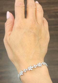 7.56 ct Diamond Tennis Bracelet