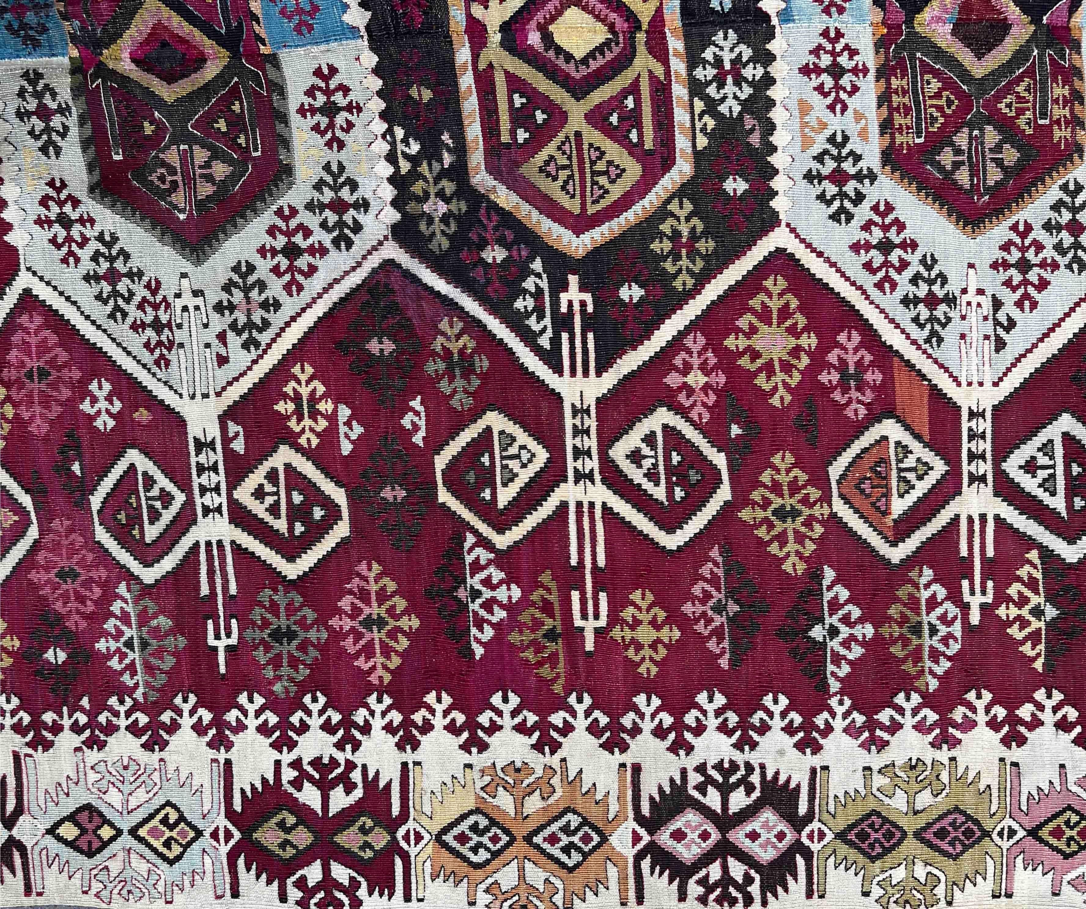 757 - Tappeto Kilim turco del XIX secolo in vendita 4