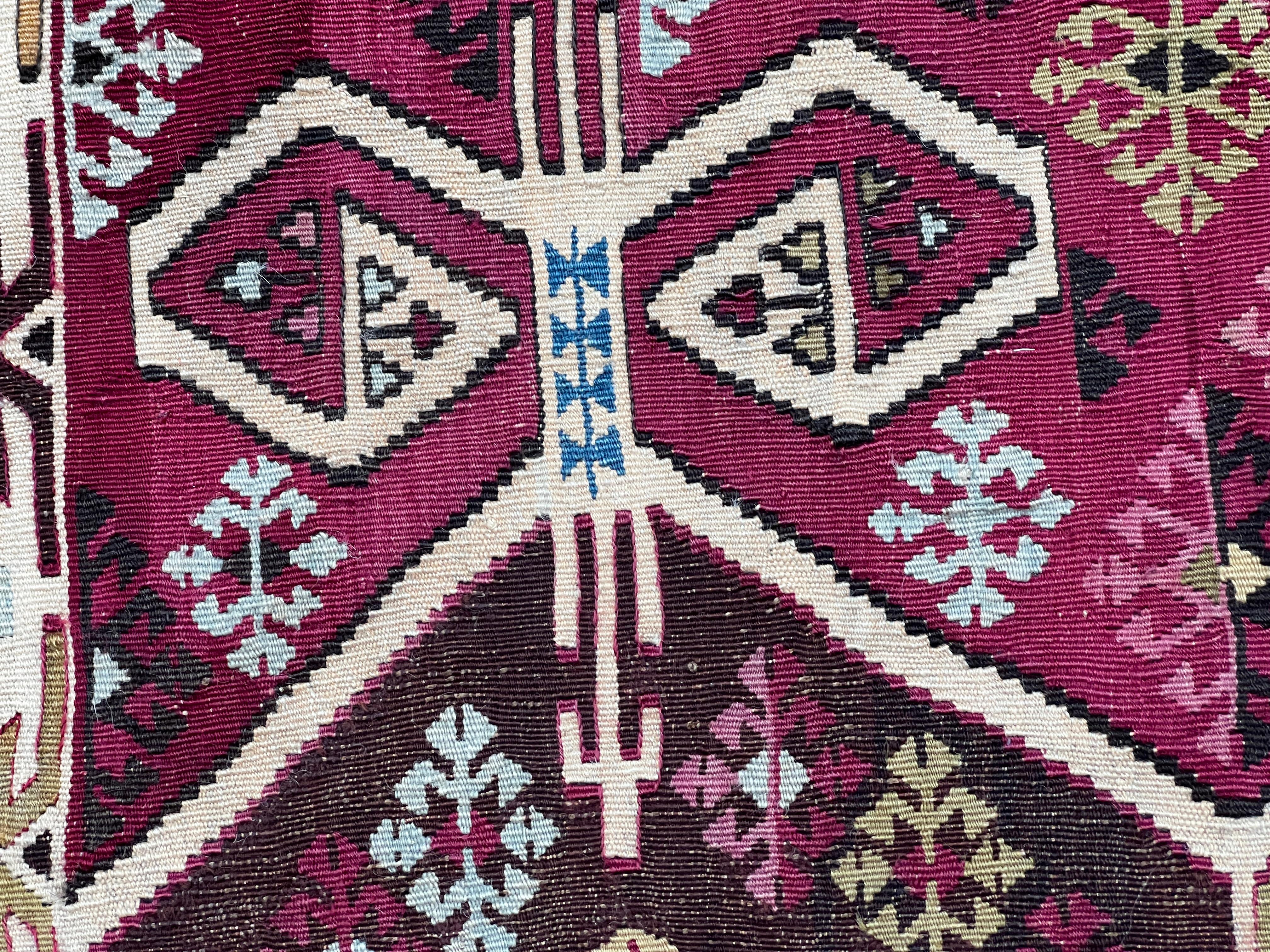 757 - Tappeto Kilim turco del XIX secolo in vendita 8