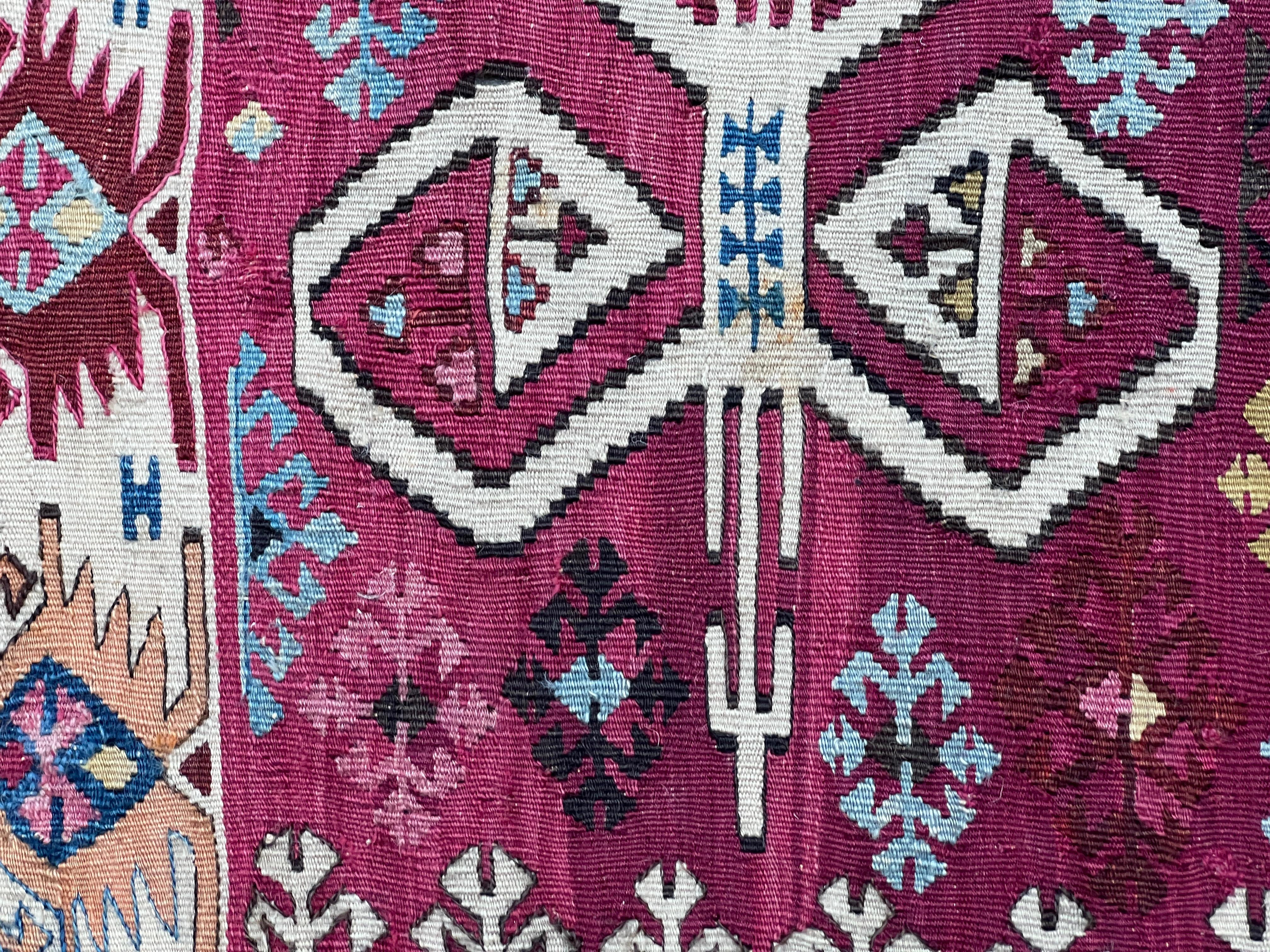 757 - Tappeto Kilim turco del XIX secolo in vendita 9