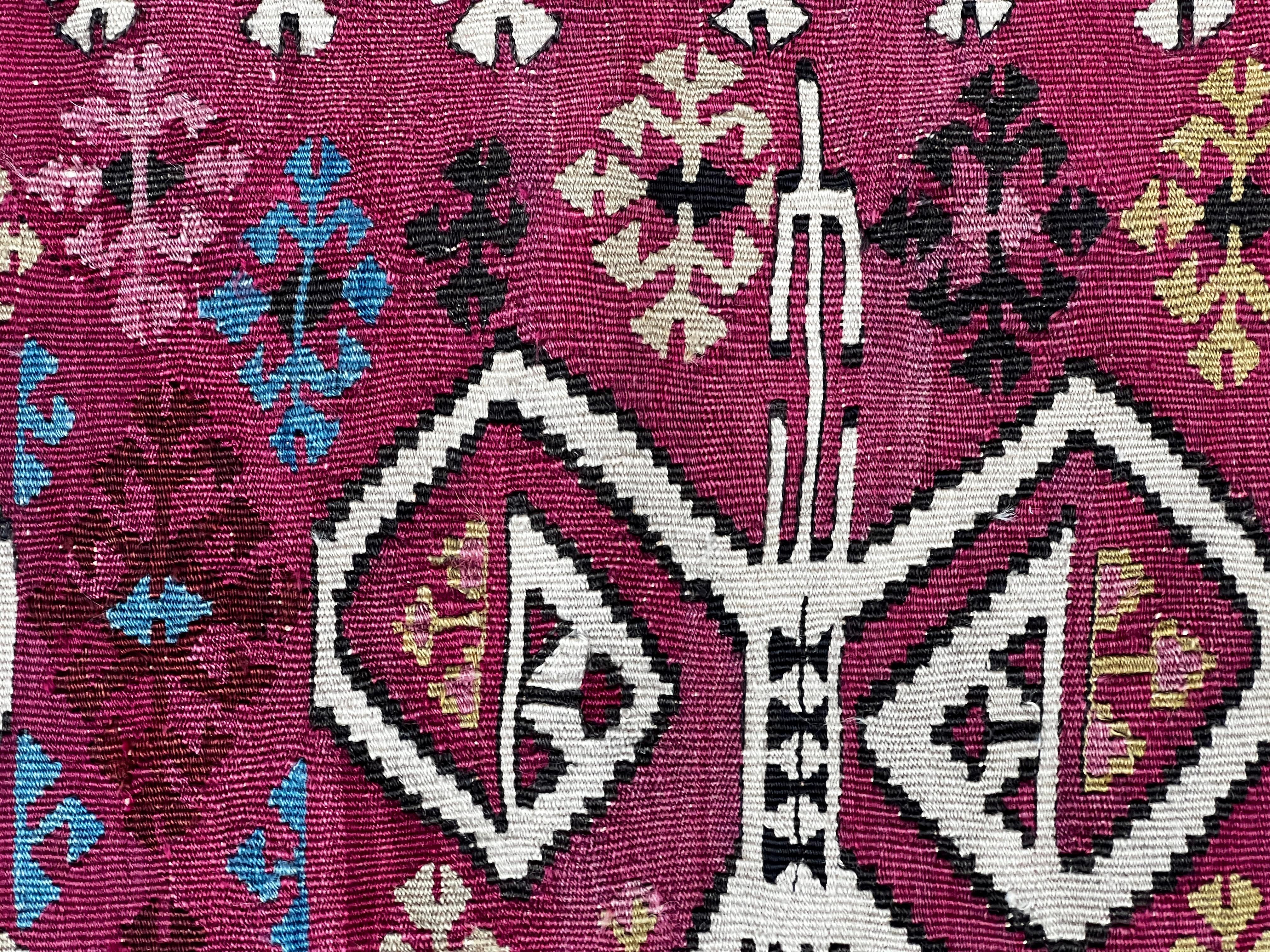 757 - Tappeto Kilim turco del XIX secolo in vendita 10