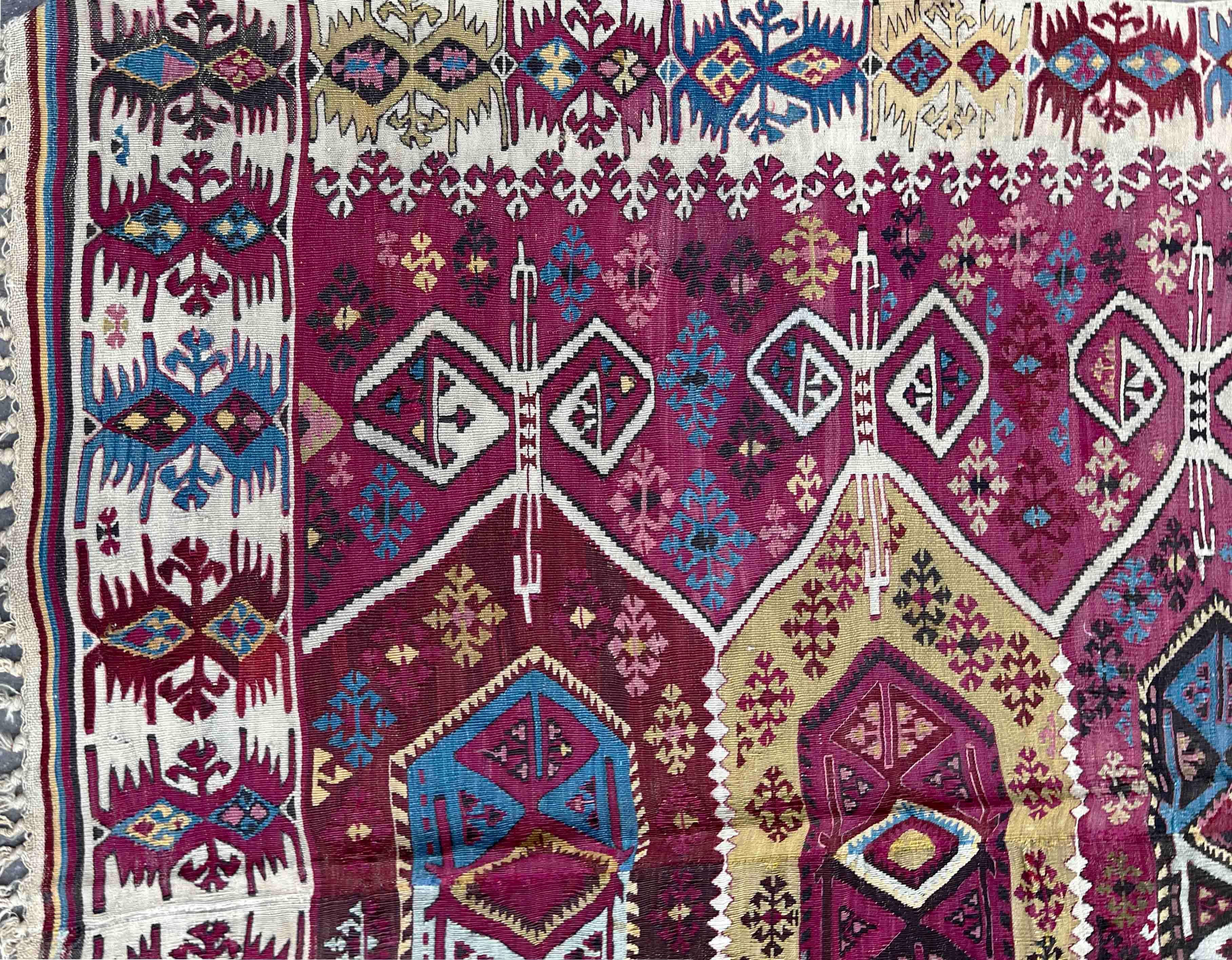 757 - Tappeto Kilim turco del XIX secolo in vendita 2
