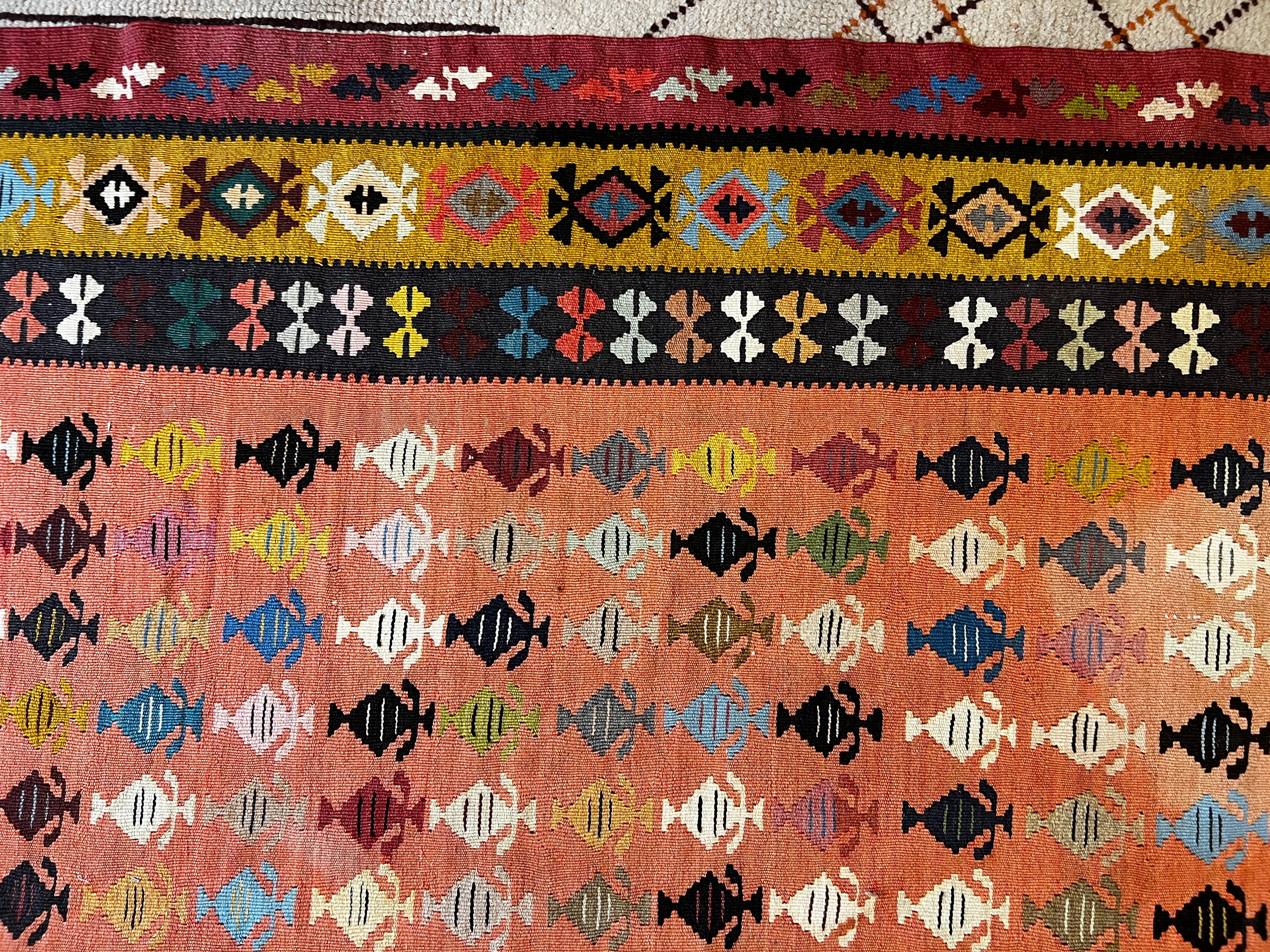 758 - Joli Kilim d'Azerbaïdjan du 20ème siècle en vente 5