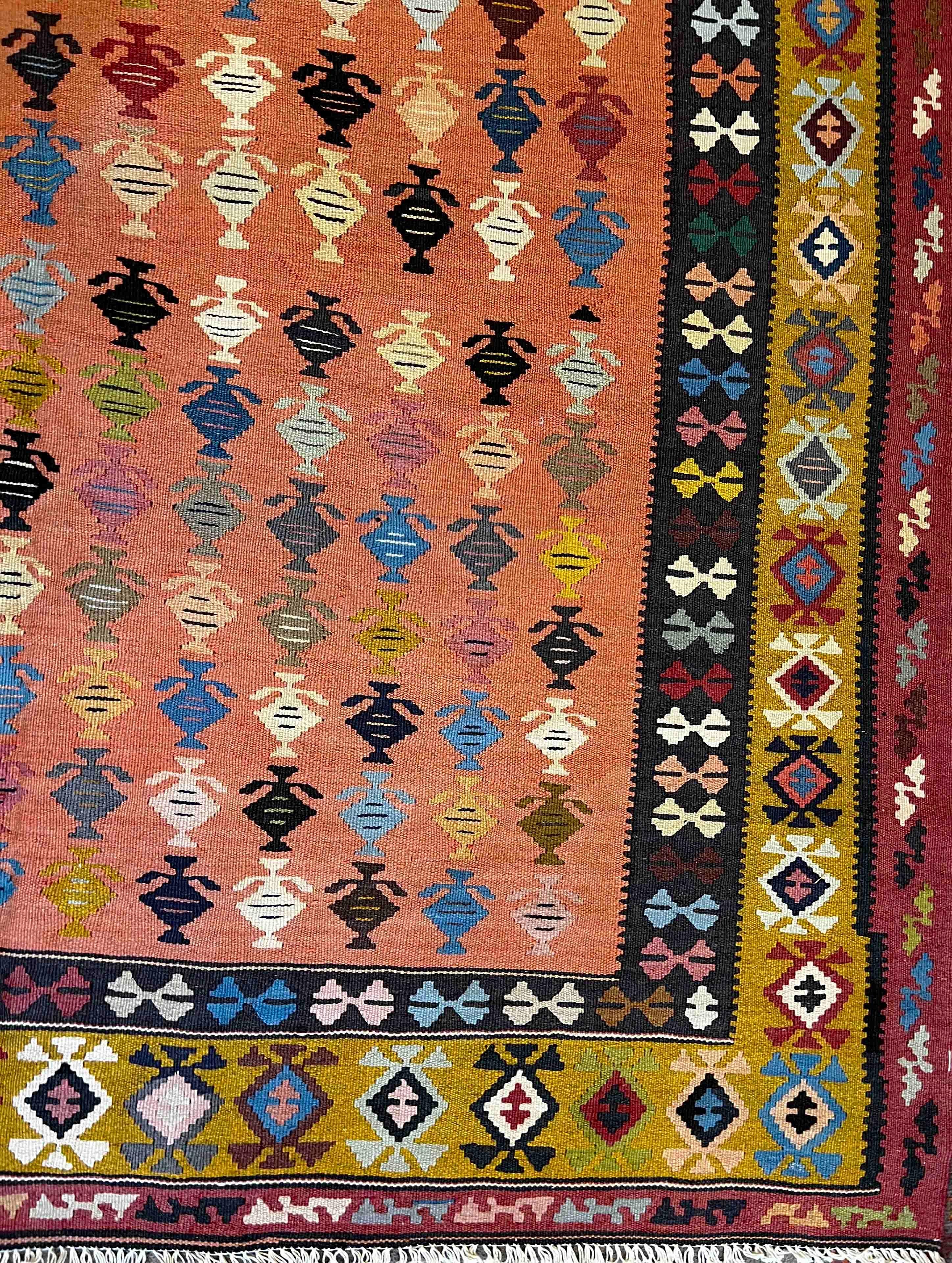 758 - Joli Kilim d'Azerbaïdjan du 20ème siècle en vente 7