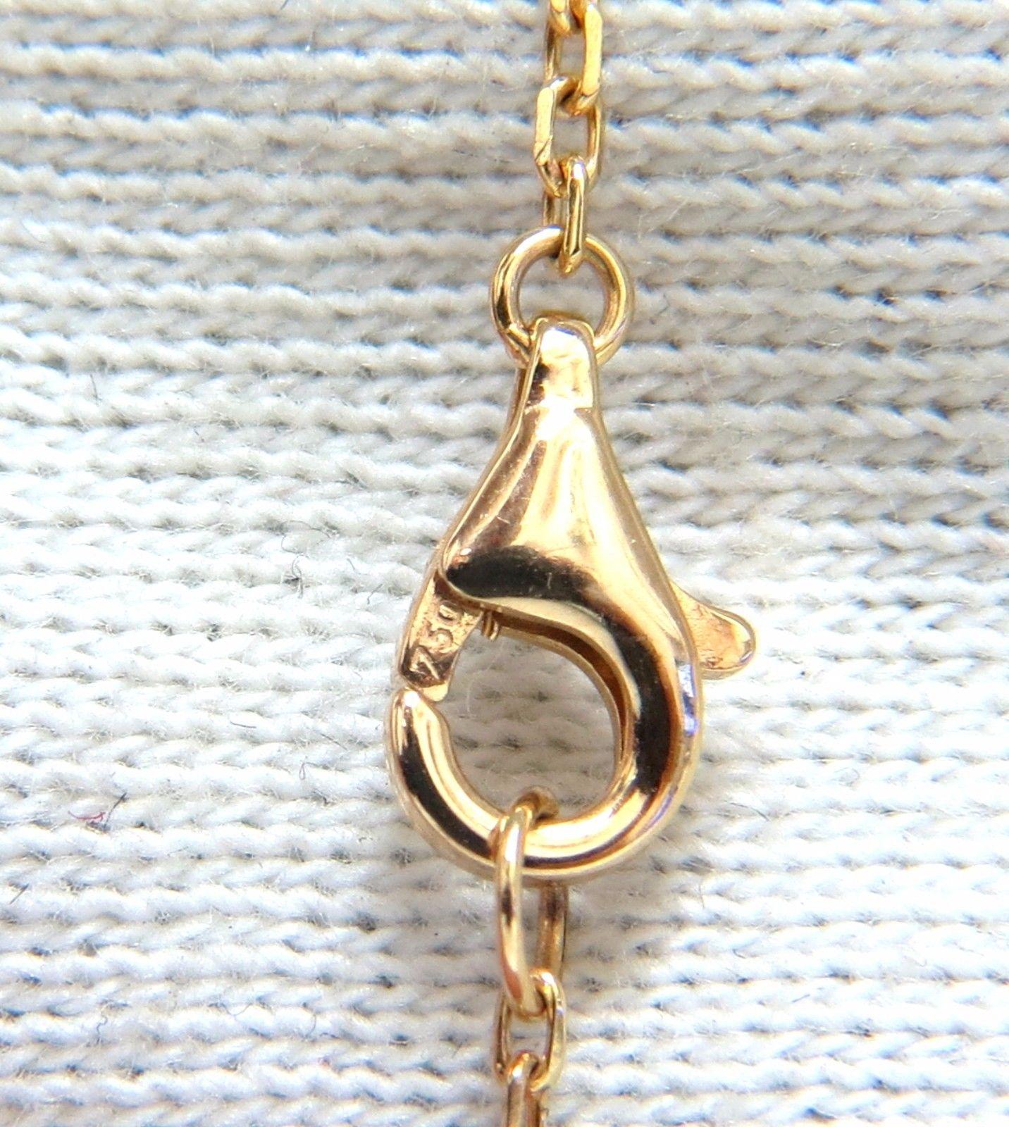 Collier en forme de cœur en or 18 carats avec diamants et rubis naturel de 0,75 carat Unisexe en vente