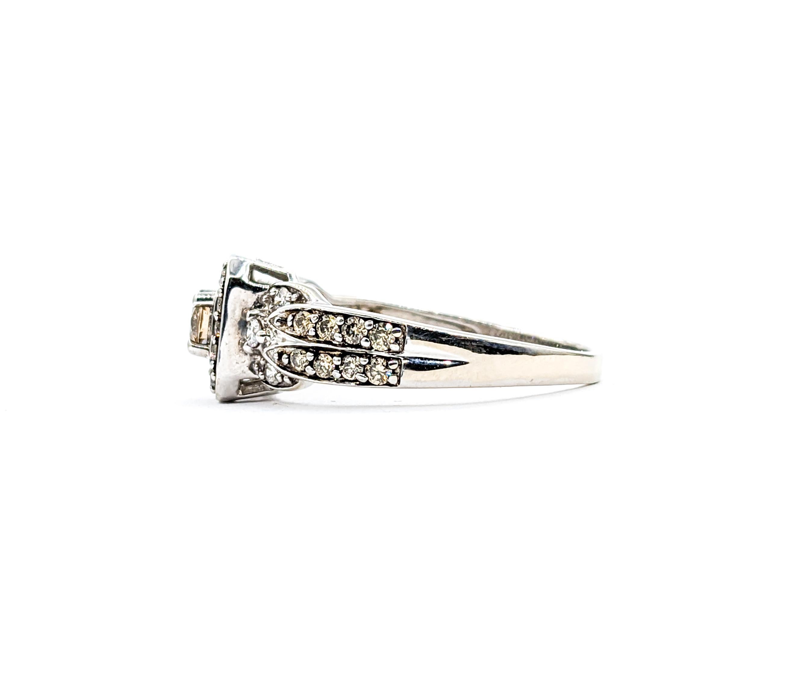 .75ctw Diamond Ring Featuring LeVian In White Gold Pour femmes en vente