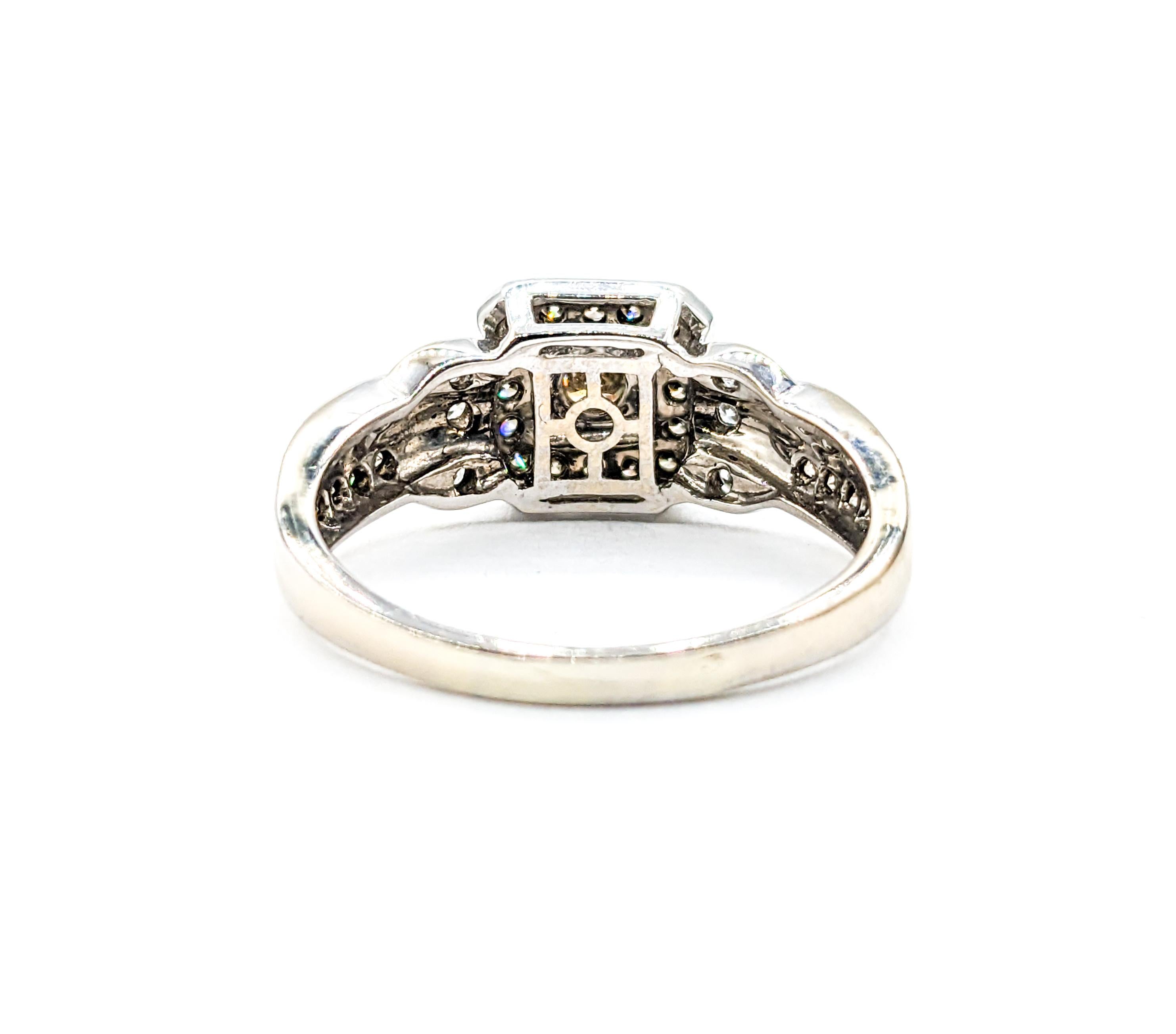 .75ctw Diamond Ring Featuring LeVian In White Gold en vente 1