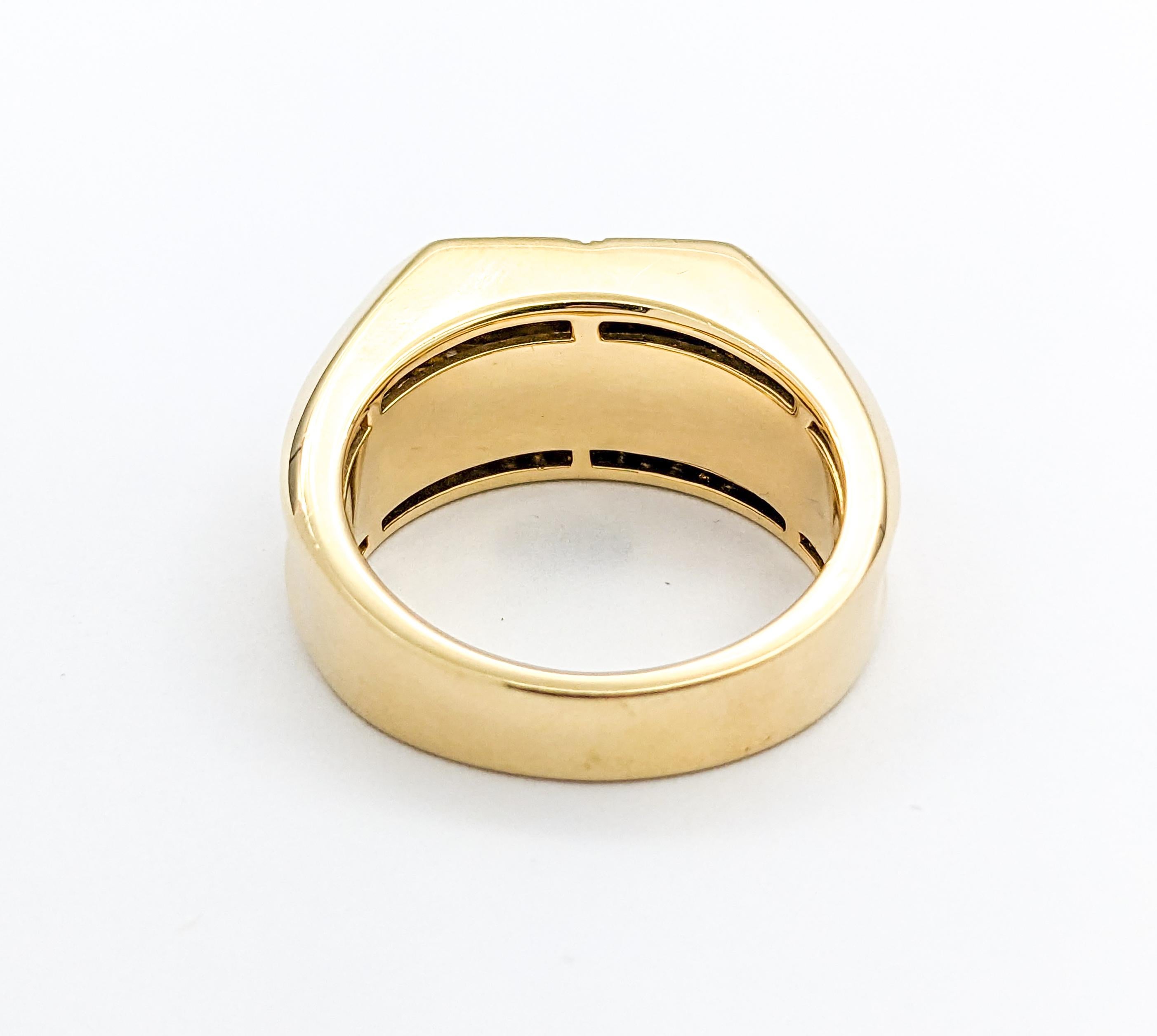 .75ctw Diamond Ring In Yellow Gold 2