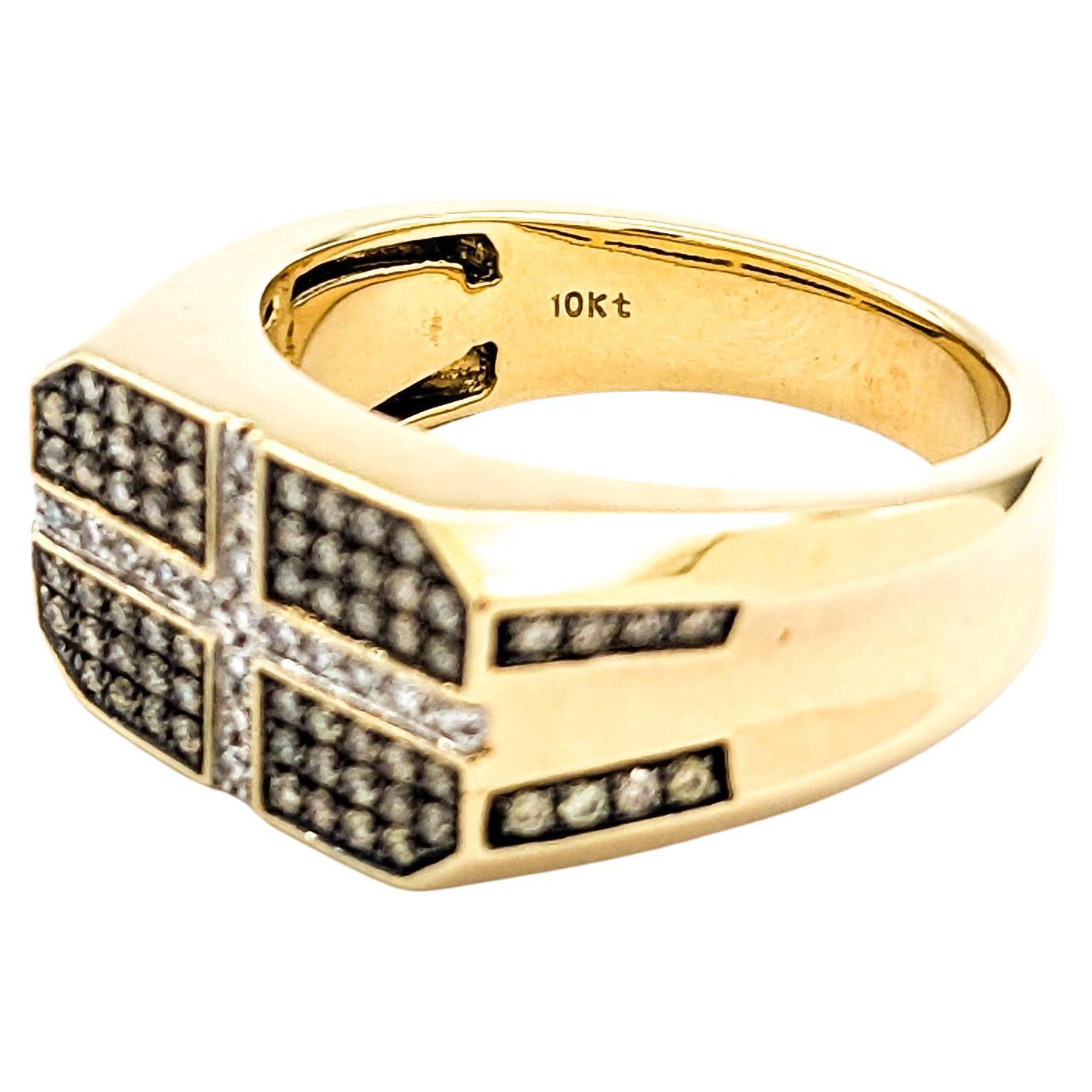.75ctw Diamond Ring In Yellow Gold